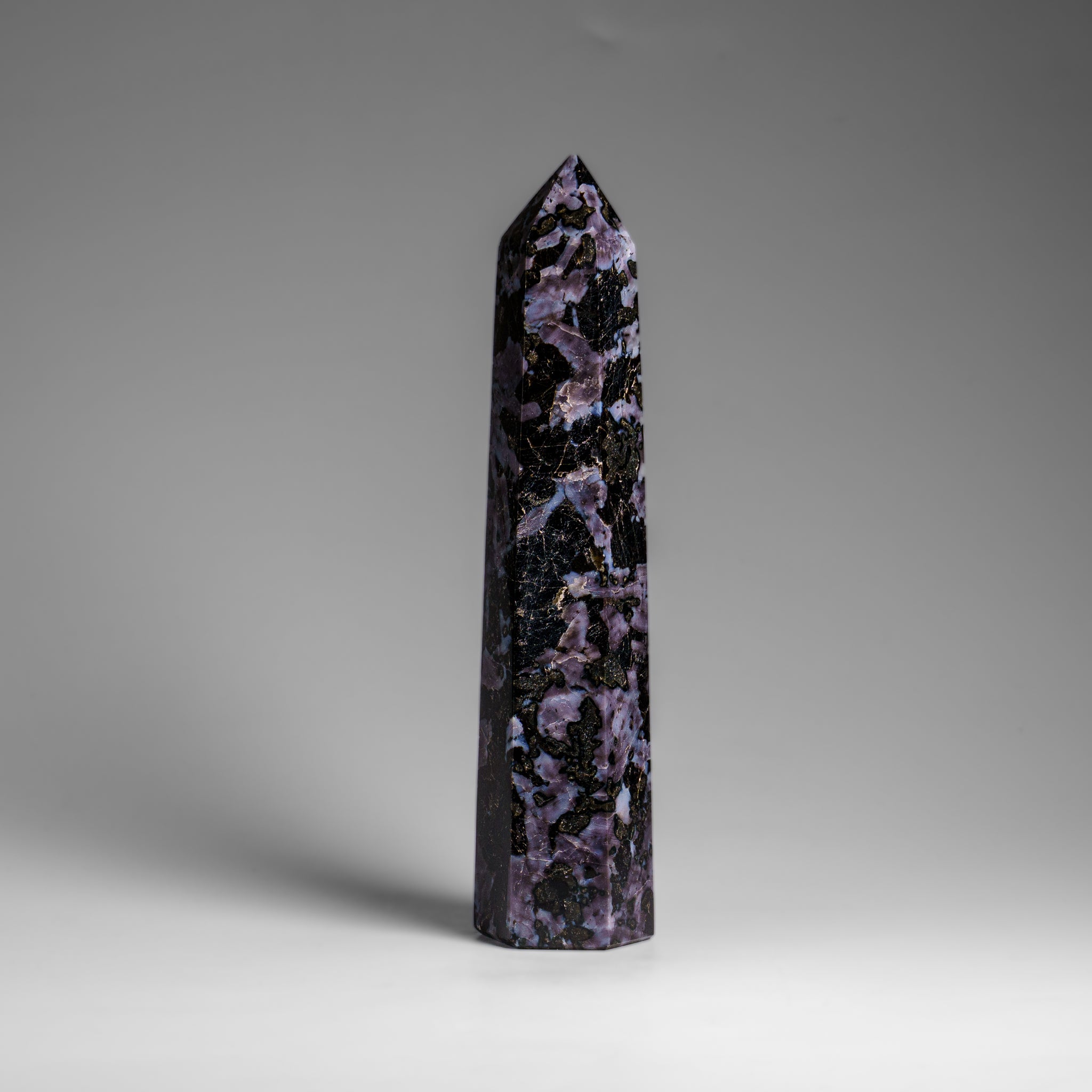 Genuine Polished Indigo Gabbro Point from Madagascar (.9 lbs)