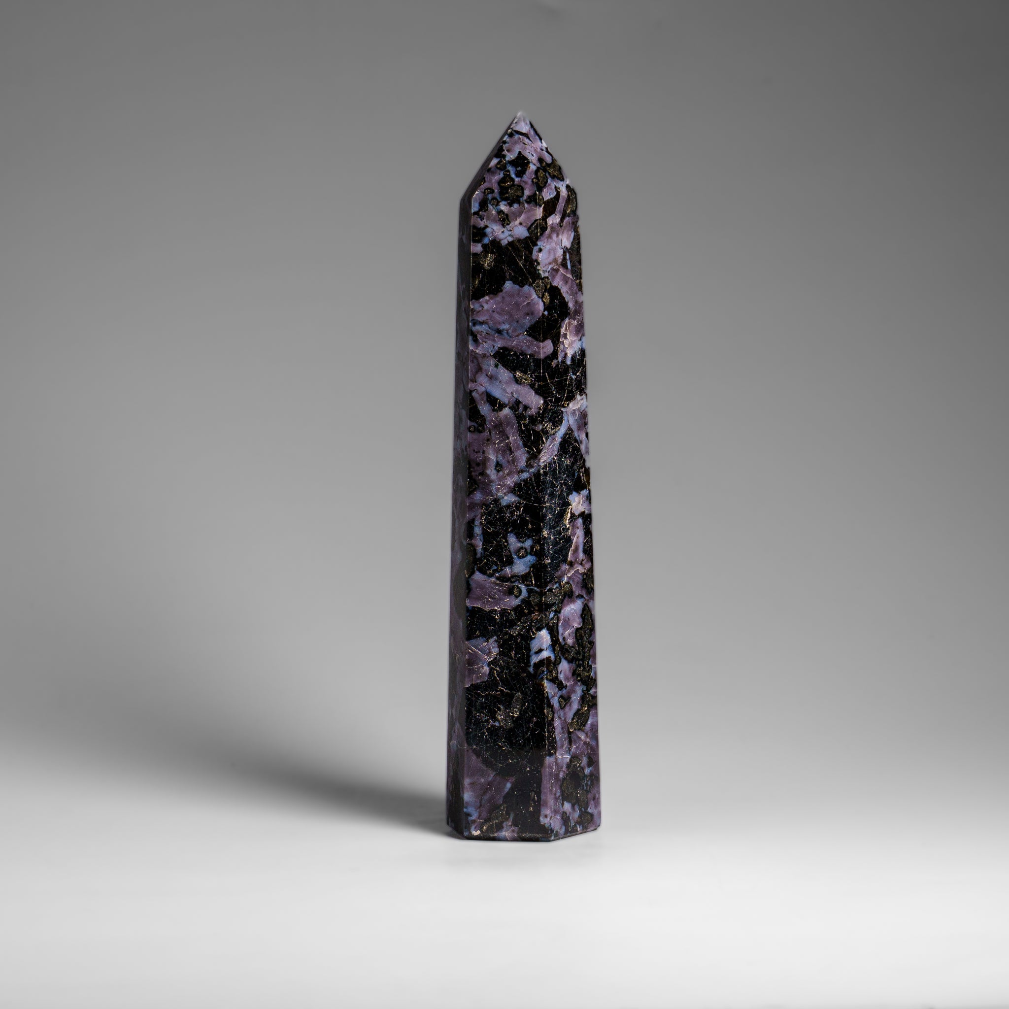 Genuine Polished Indigo Gabbro Point from Madagascar (.9 lbs)