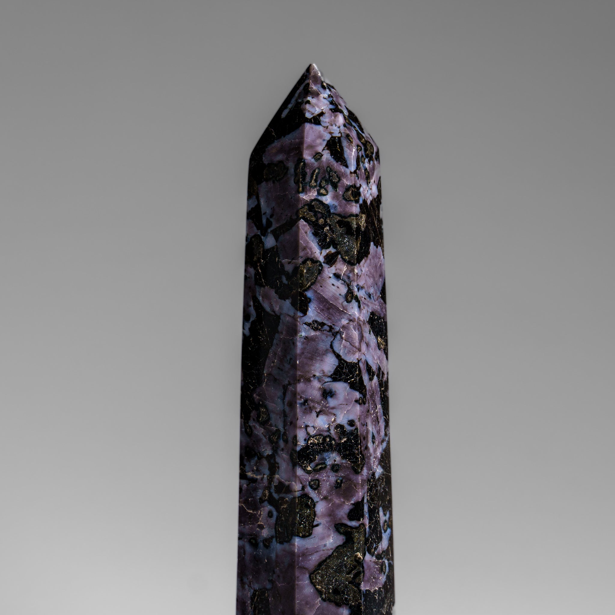 Genuine Polished Indigo Gabbro Point from Madagascar (.9 lbs)