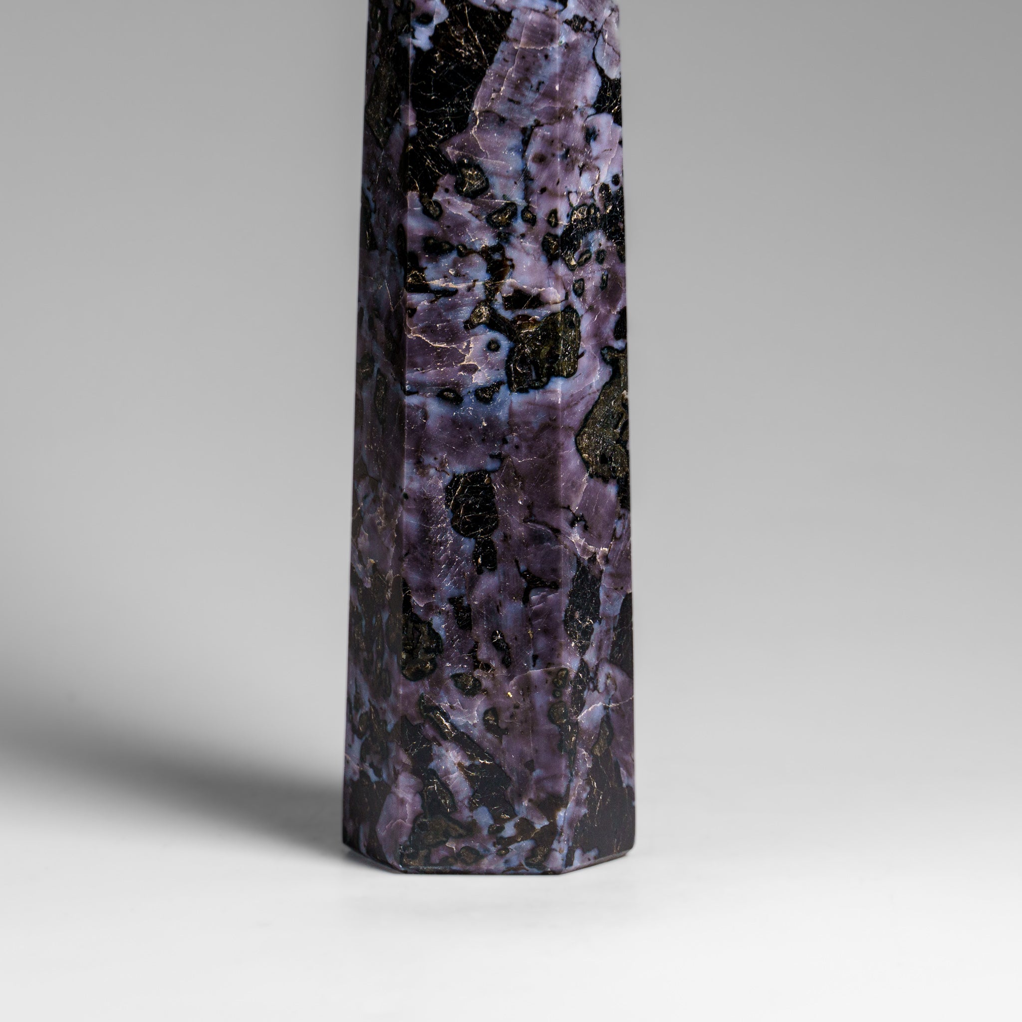 Genuine Polished Indigo Gabbro Point from Madagascar (.9 lbs)