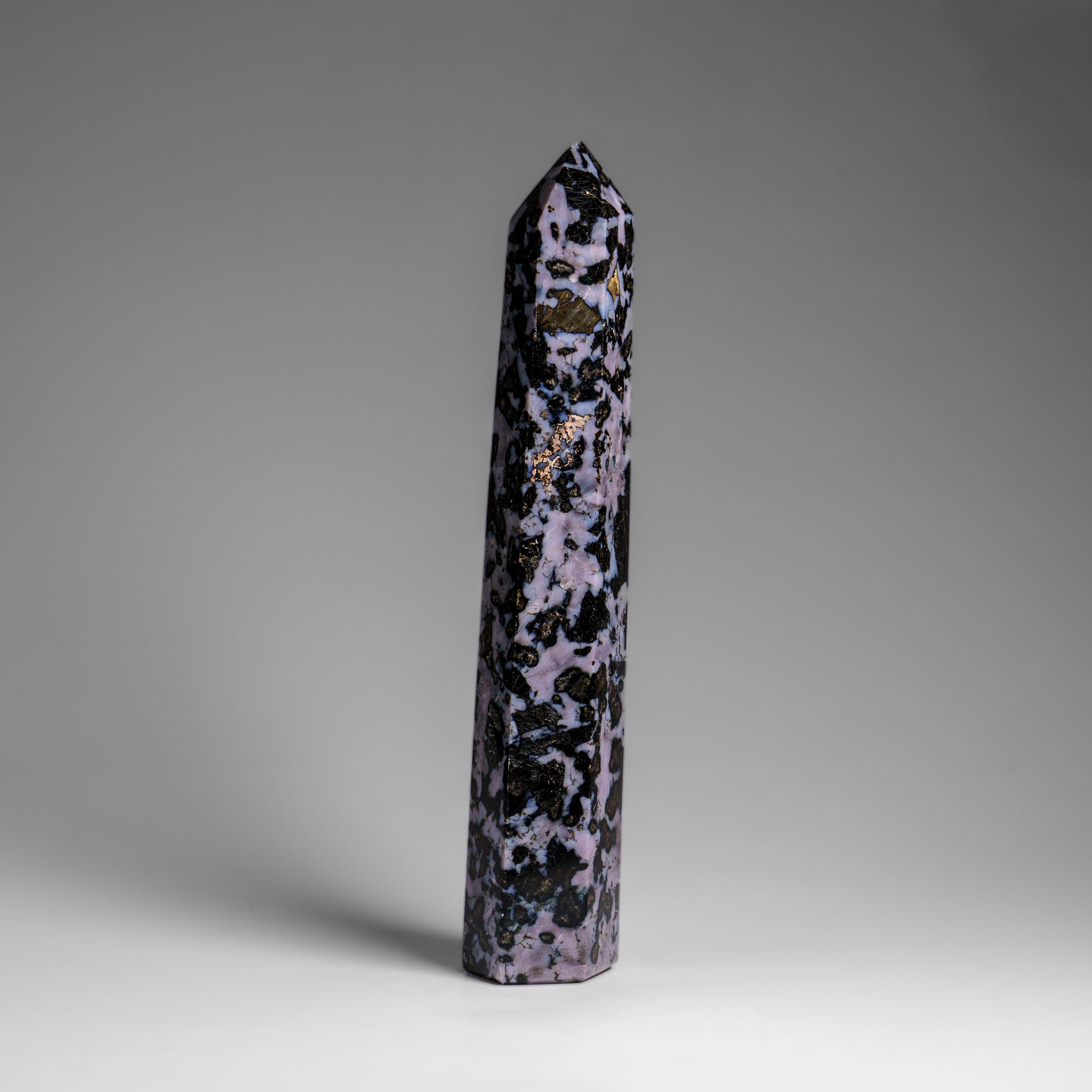 Genuine Polished Indigo Gabbro Point from Madagascar (.9 lbs)