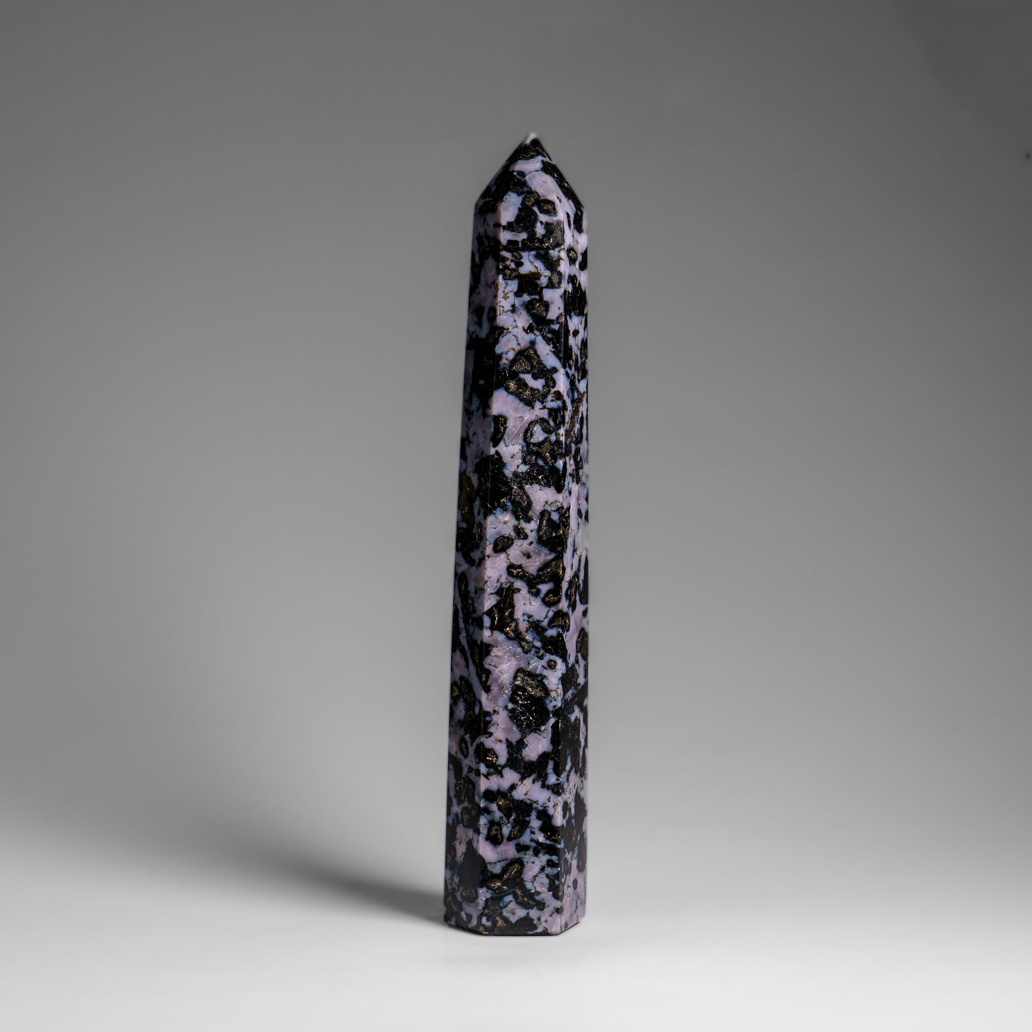 Genuine Polished Indigo Gabbro Point from Madagascar (.9 lbs)