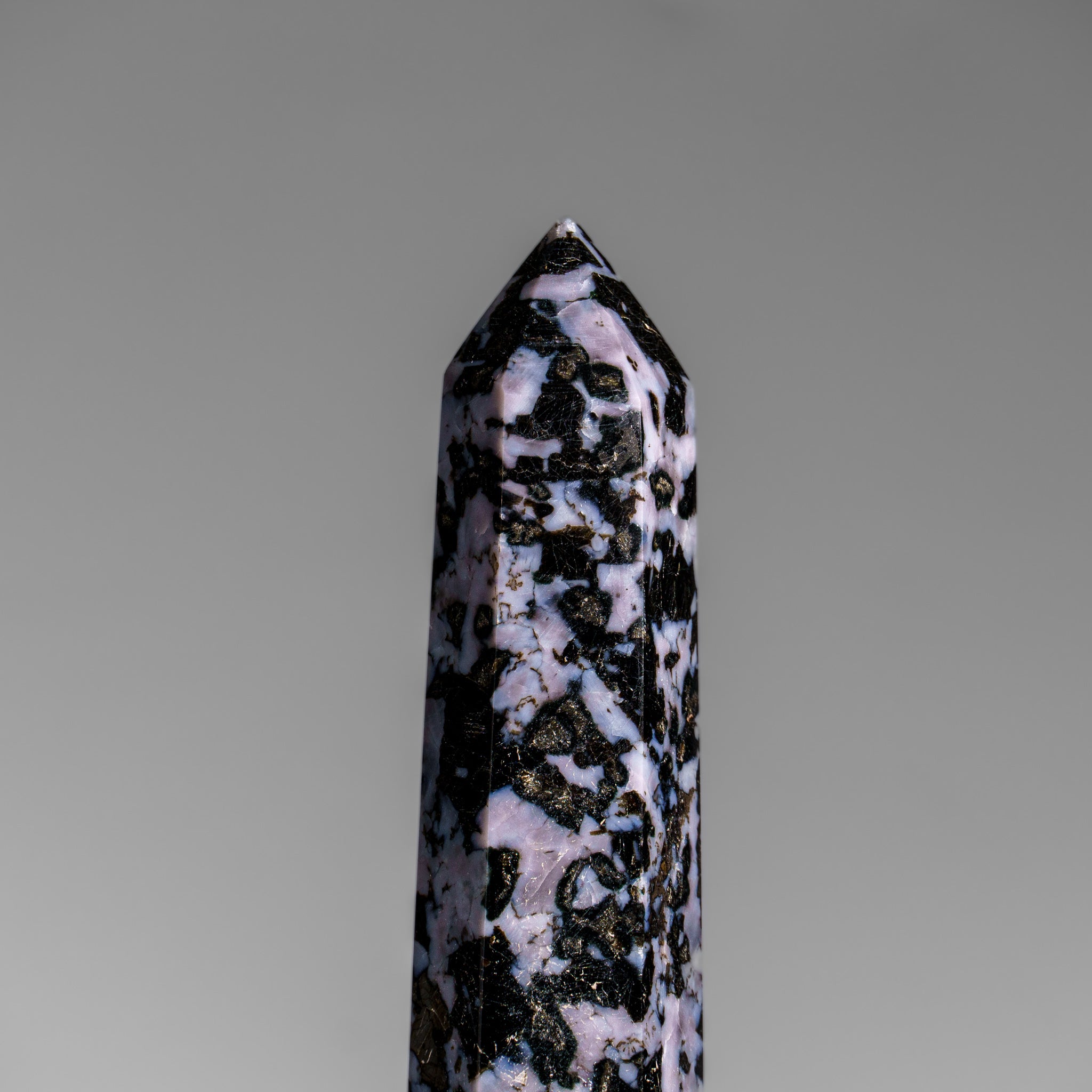 Genuine Polished Indigo Gabbro Point from Madagascar (.9 lbs)