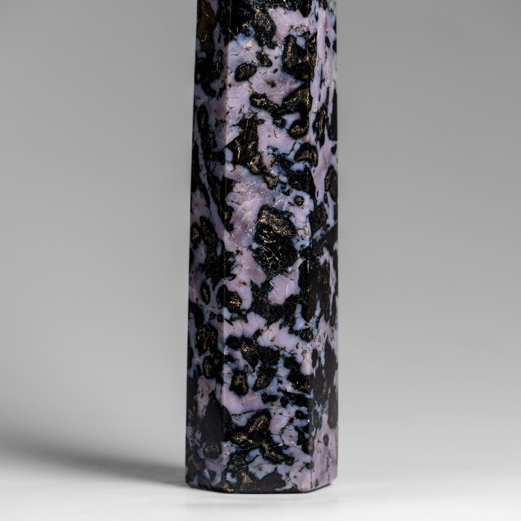 Genuine Polished Indigo Gabbro Point from Madagascar (.9 lbs)