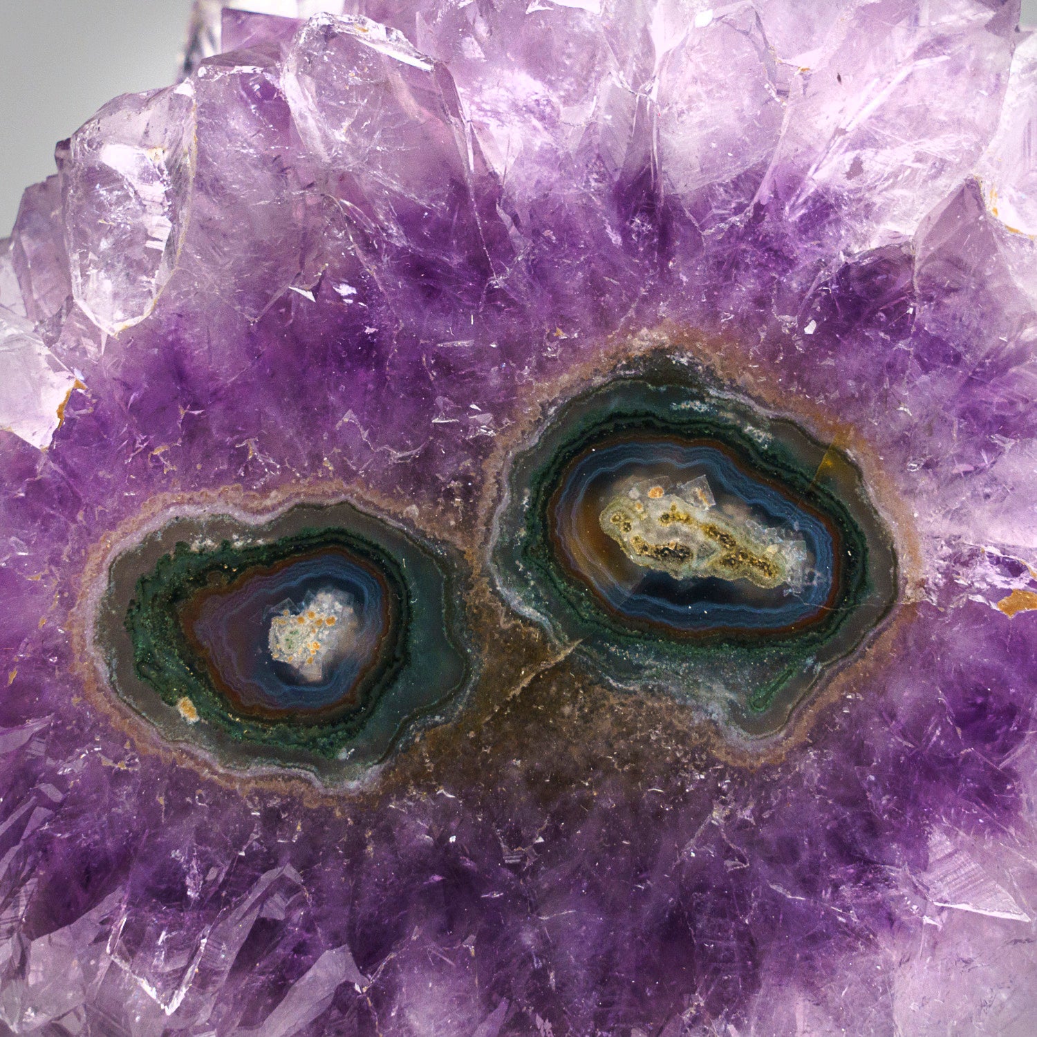 Amethyst Stalactite Slice from Uruguay (280 grams)