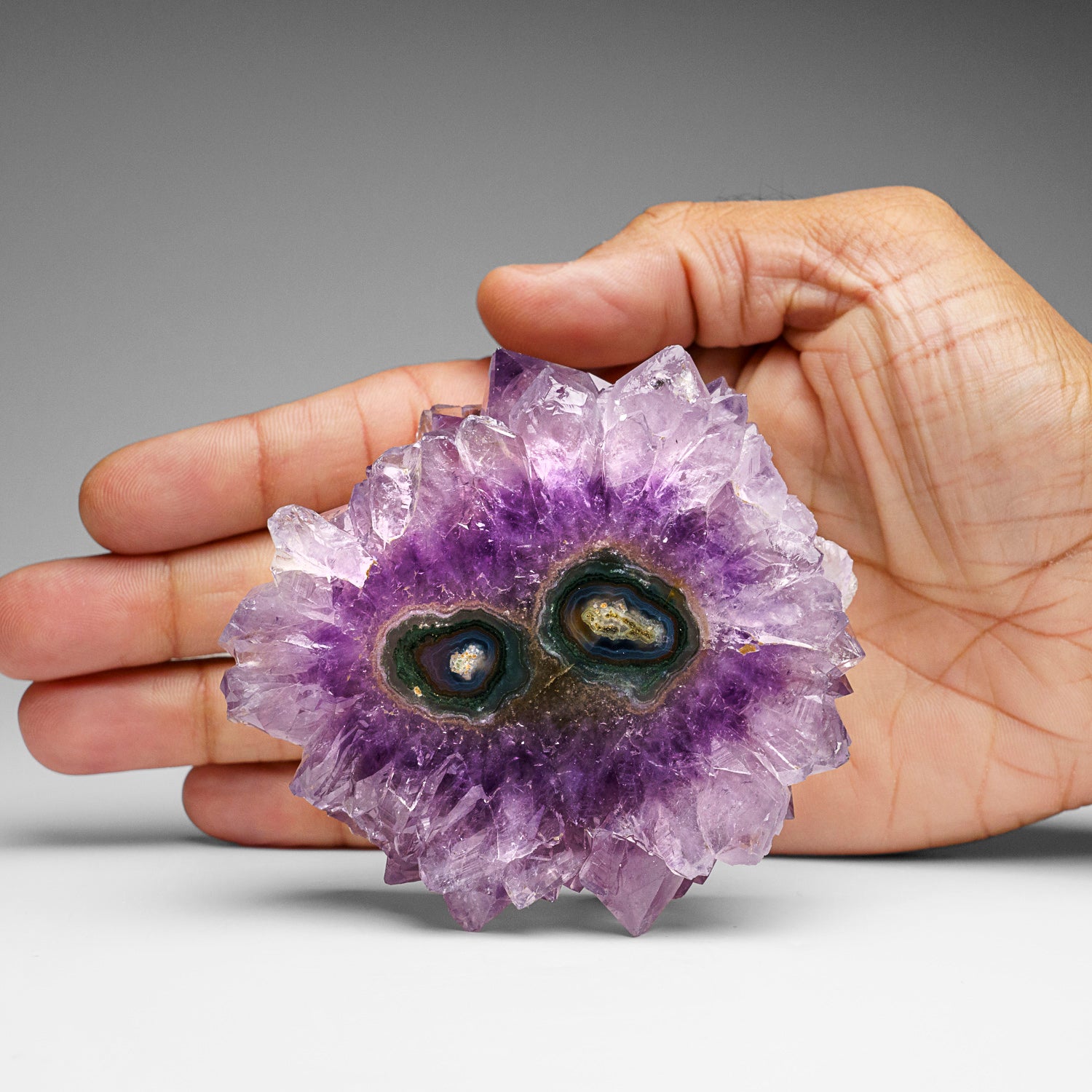 Amethyst Stalactite Slice from Uruguay (280 grams)