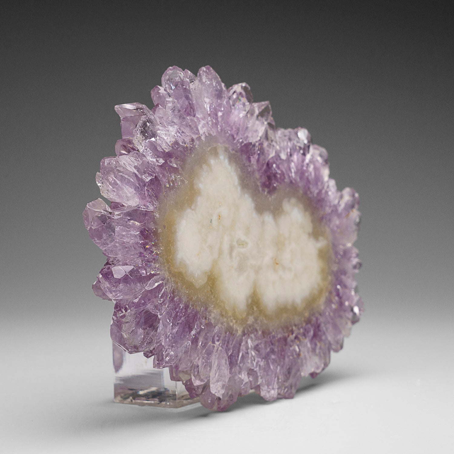 Amethyst Stalactite Slice from Uruguay (181.1 grams)