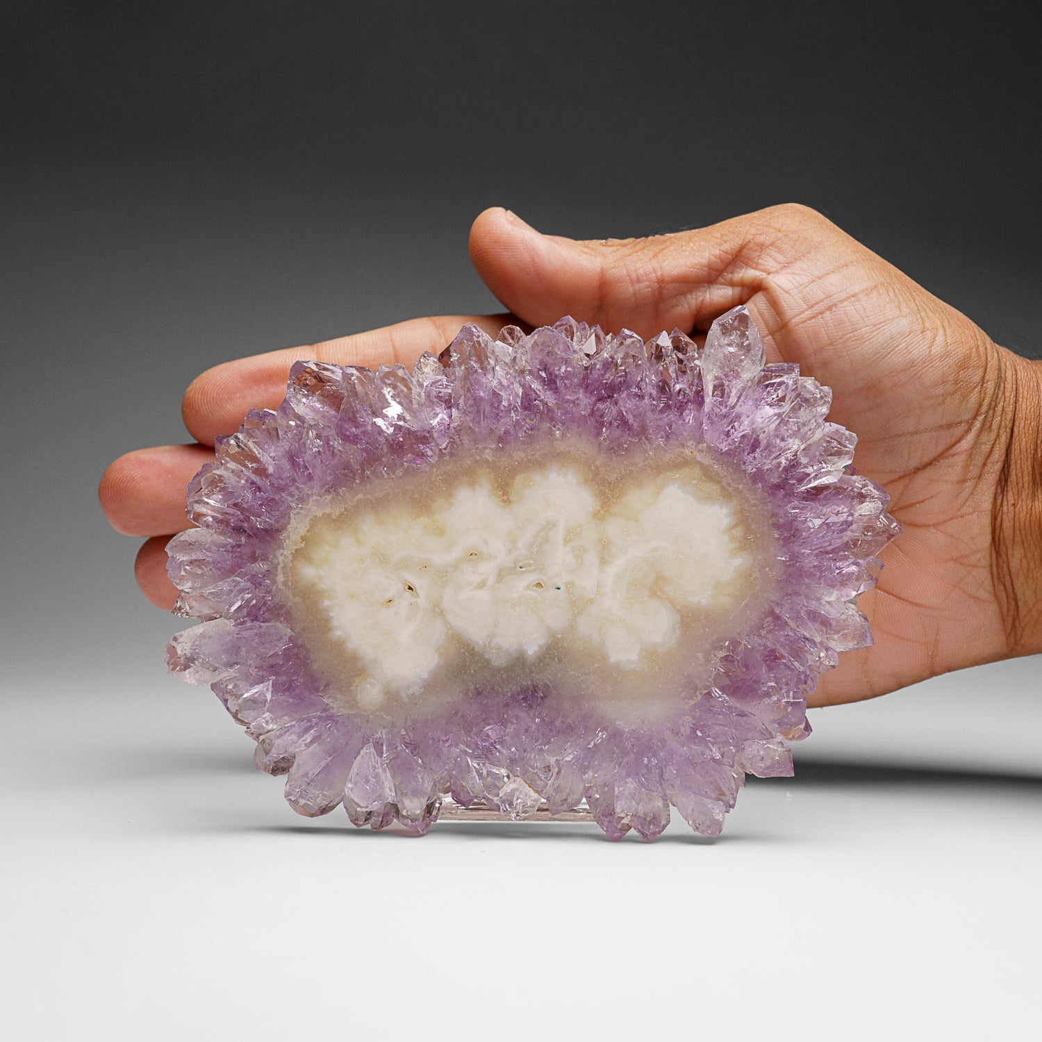 Amethyst Stalactite Slice from Uruguay (205.5 grams)