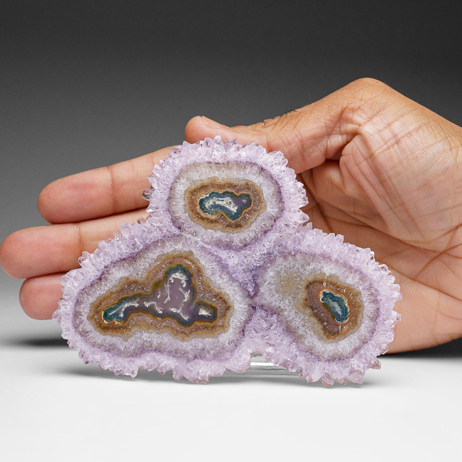 Amethyst Stalactite Slice from Uruguay (89.5 grams)