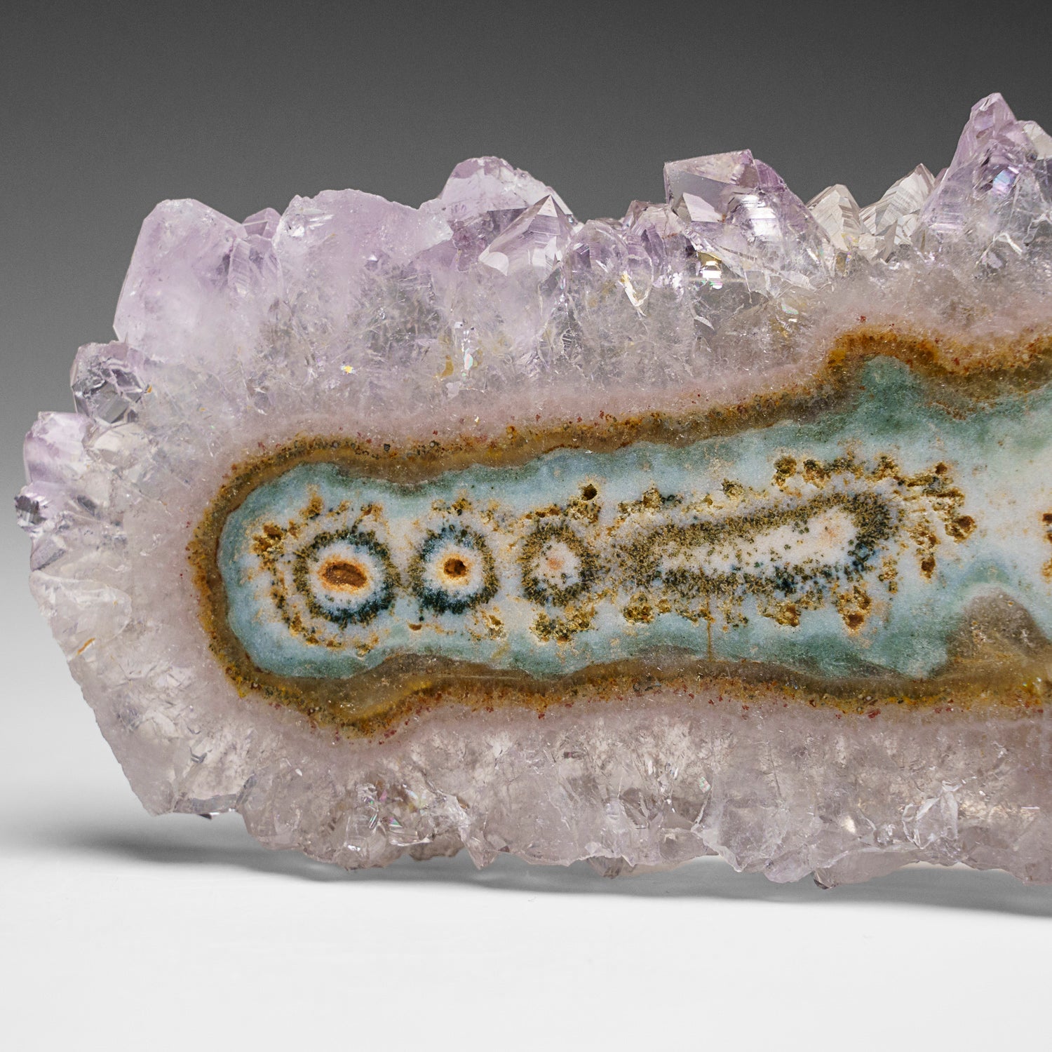 Amethyst Stalactite Slice from Uruguay (86.4 grams)