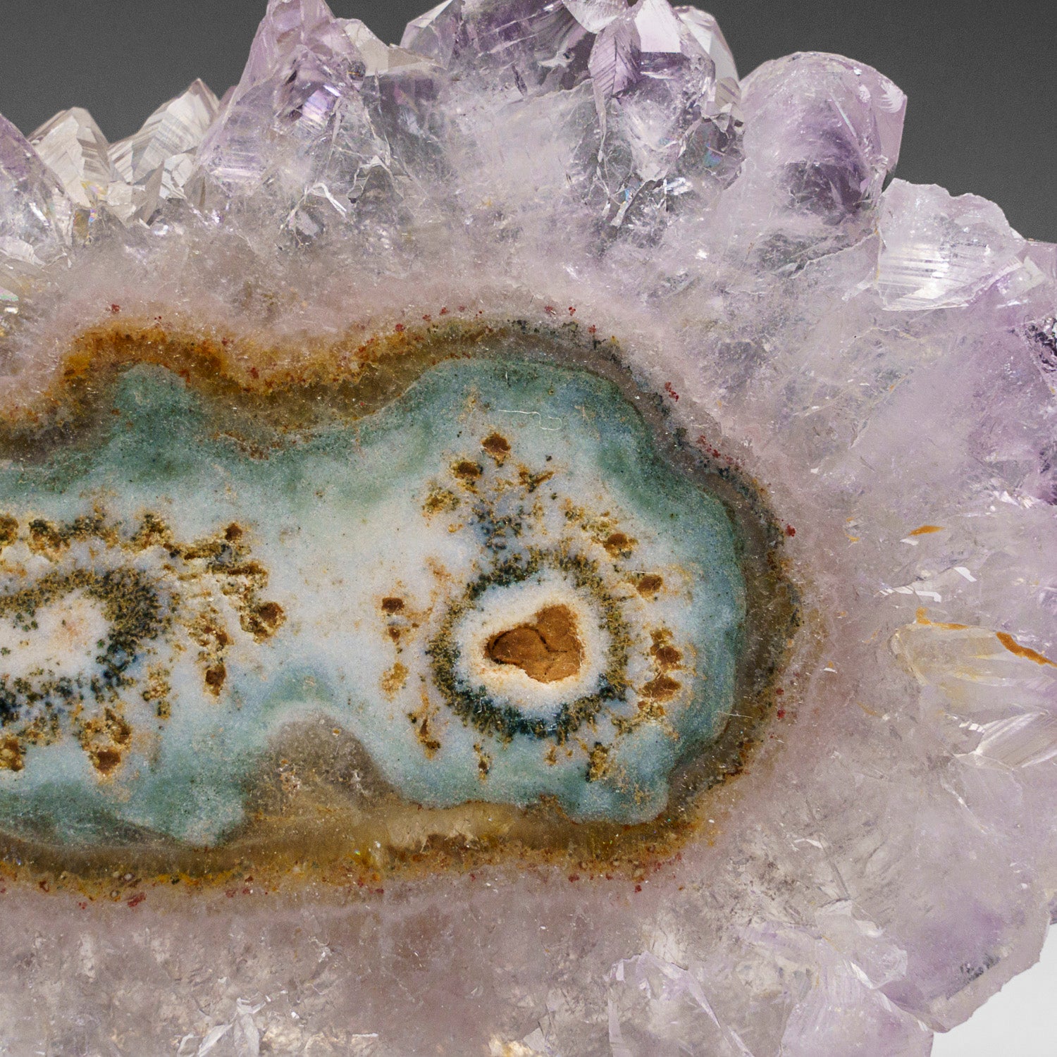 Amethyst Stalactite Slice from Uruguay (86.4 grams)