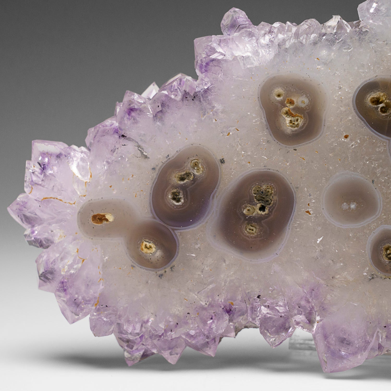 Amethyst Stalactite Slice from Uruguay (263.8 grams)