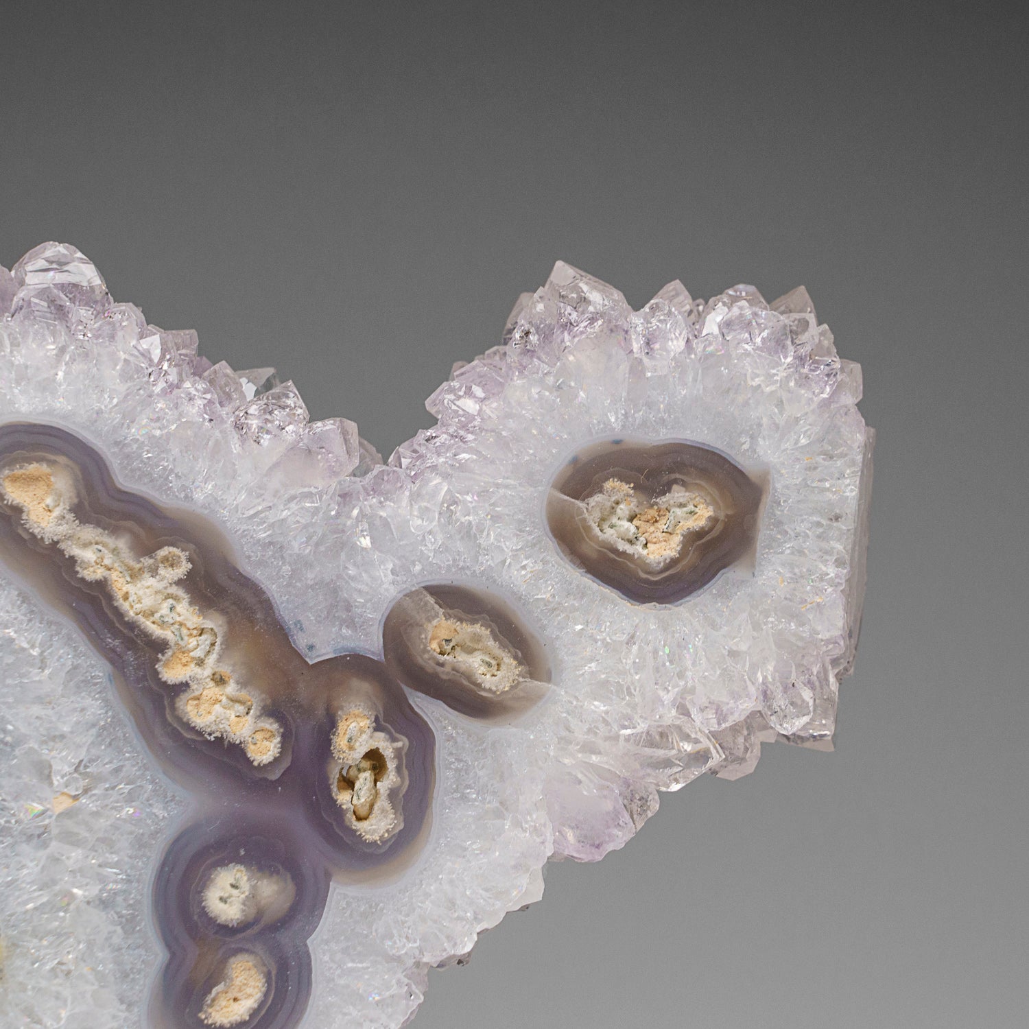 Quartz Stalactite Slice from Uruguay (305.5 grams)