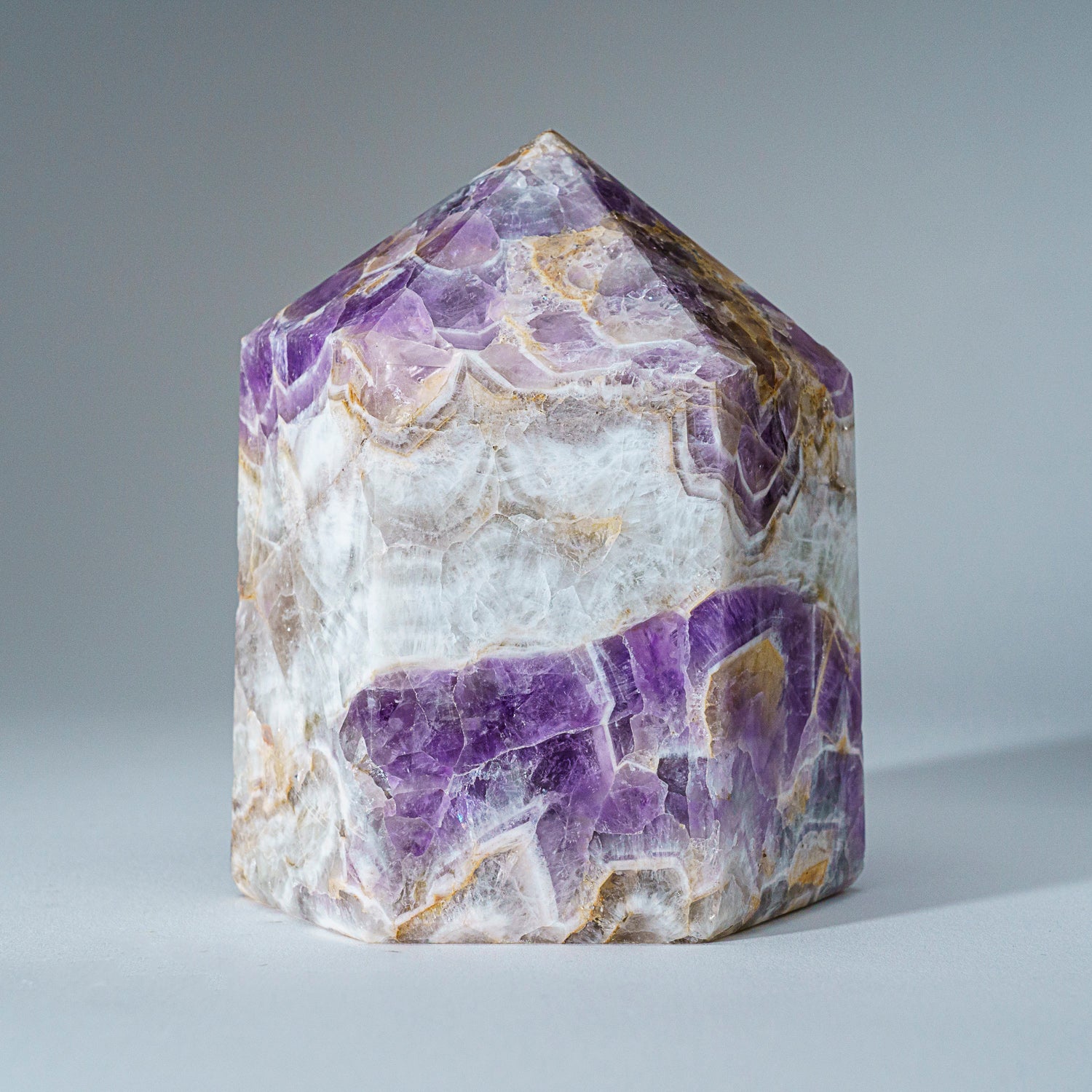 Genuine Polished Amethyst Obelisk From Brazil (3 lbs)