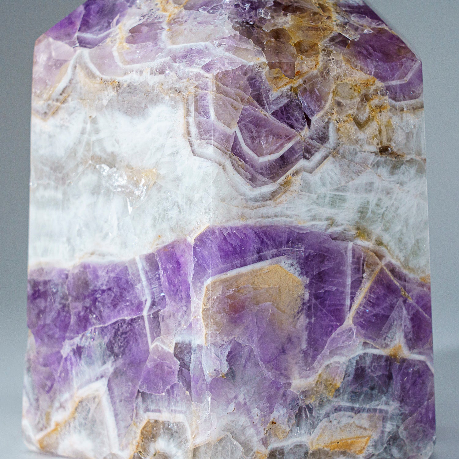 Genuine Polished Amethyst Obelisk From Brazil (3 lbs)