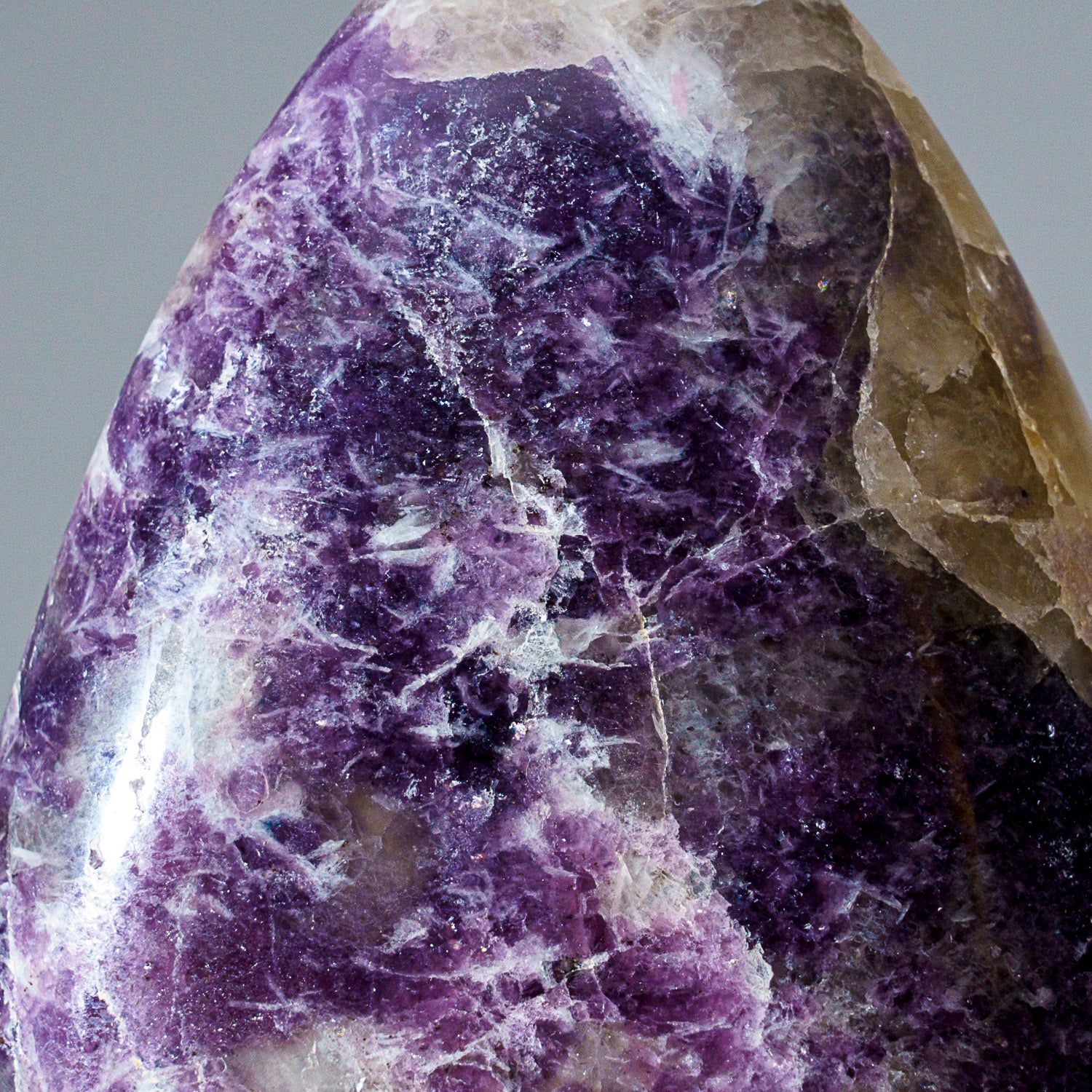 Genuine Polished Chevron Amethyst Freeform (2.6 lbs)