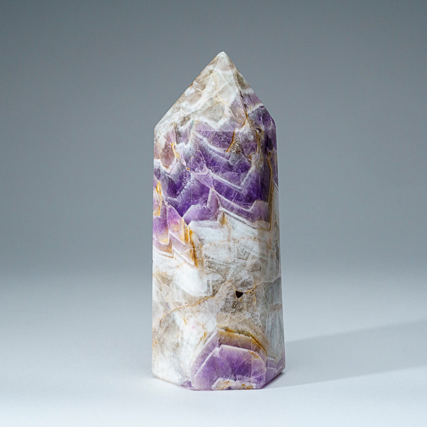 Genuine Polished Amethyst Obelisk From Brazil (3.3 lbs)