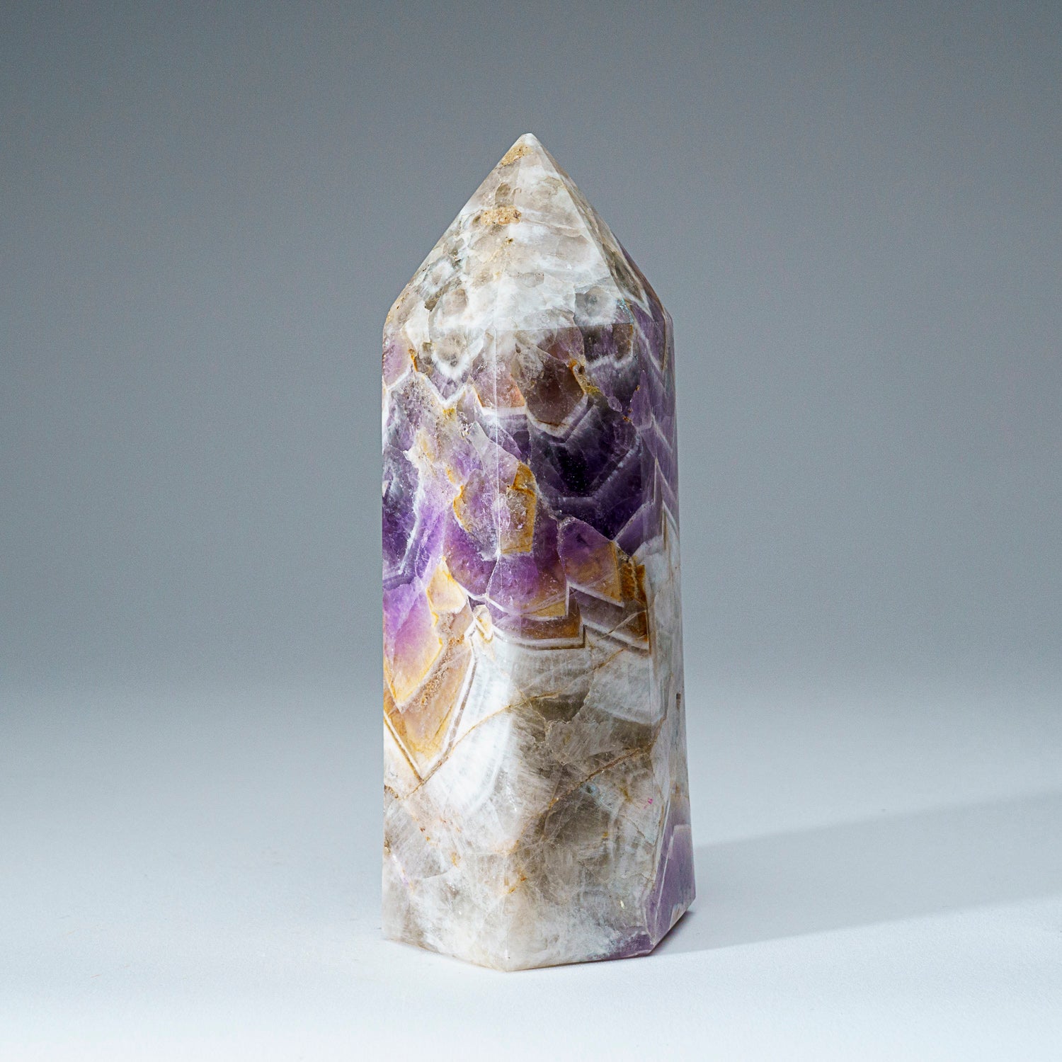 Genuine Polished Amethyst Obelisk From Brazil (3.3 lbs)