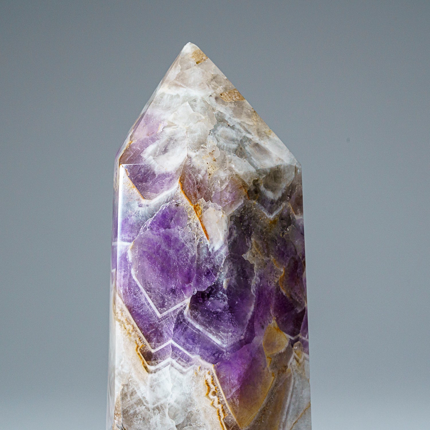 Genuine Polished Amethyst Obelisk From Brazil (3.3 lbs)