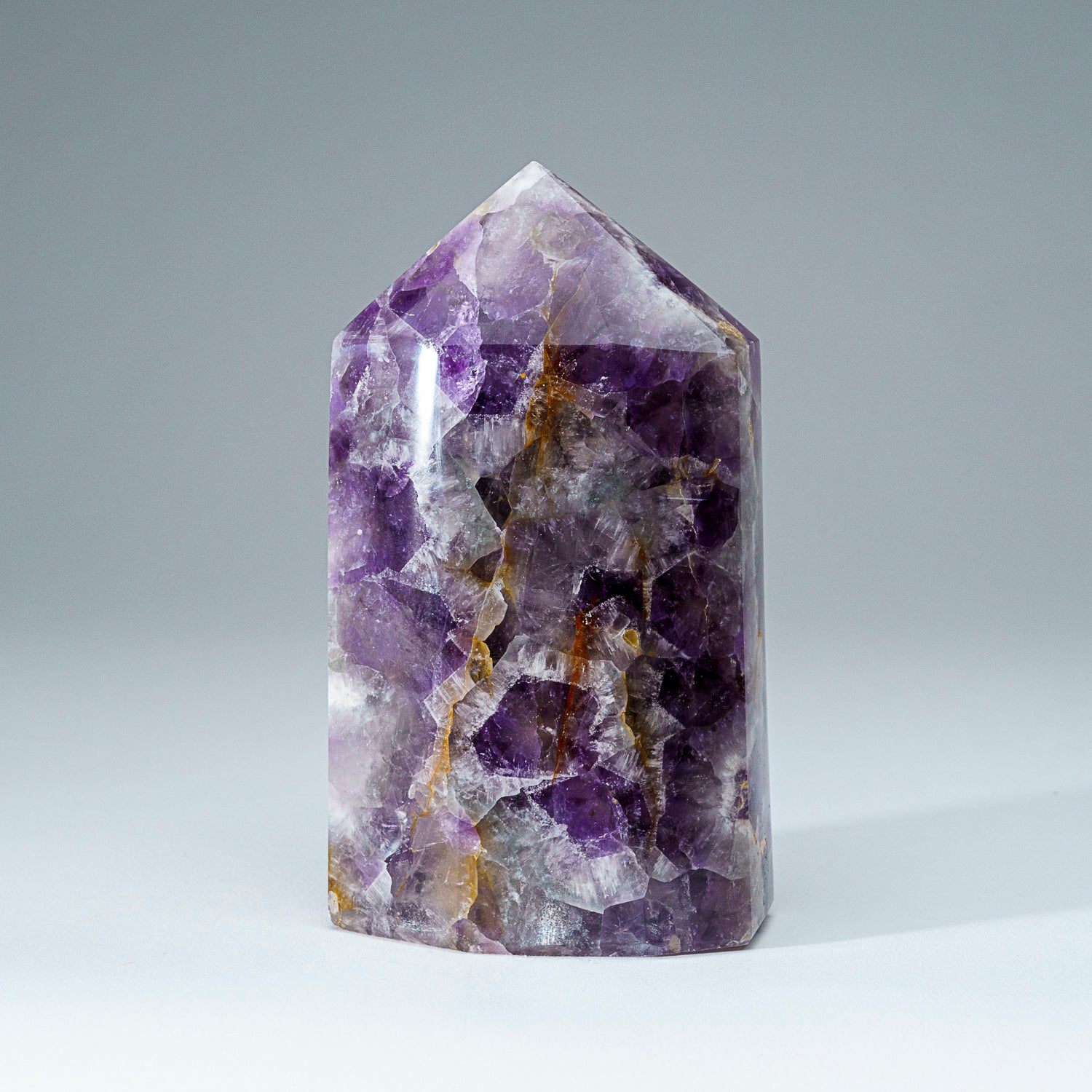 Genuine Polished Amethyst Obelisk From Brazil (2.75 lbs)