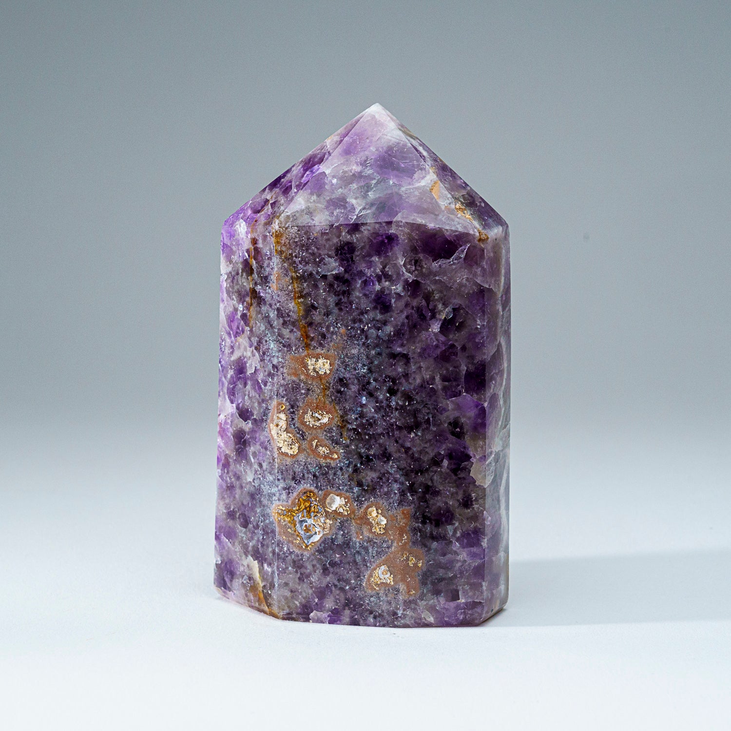 Genuine Polished Amethyst Obelisk From Brazil (2.75 lbs)