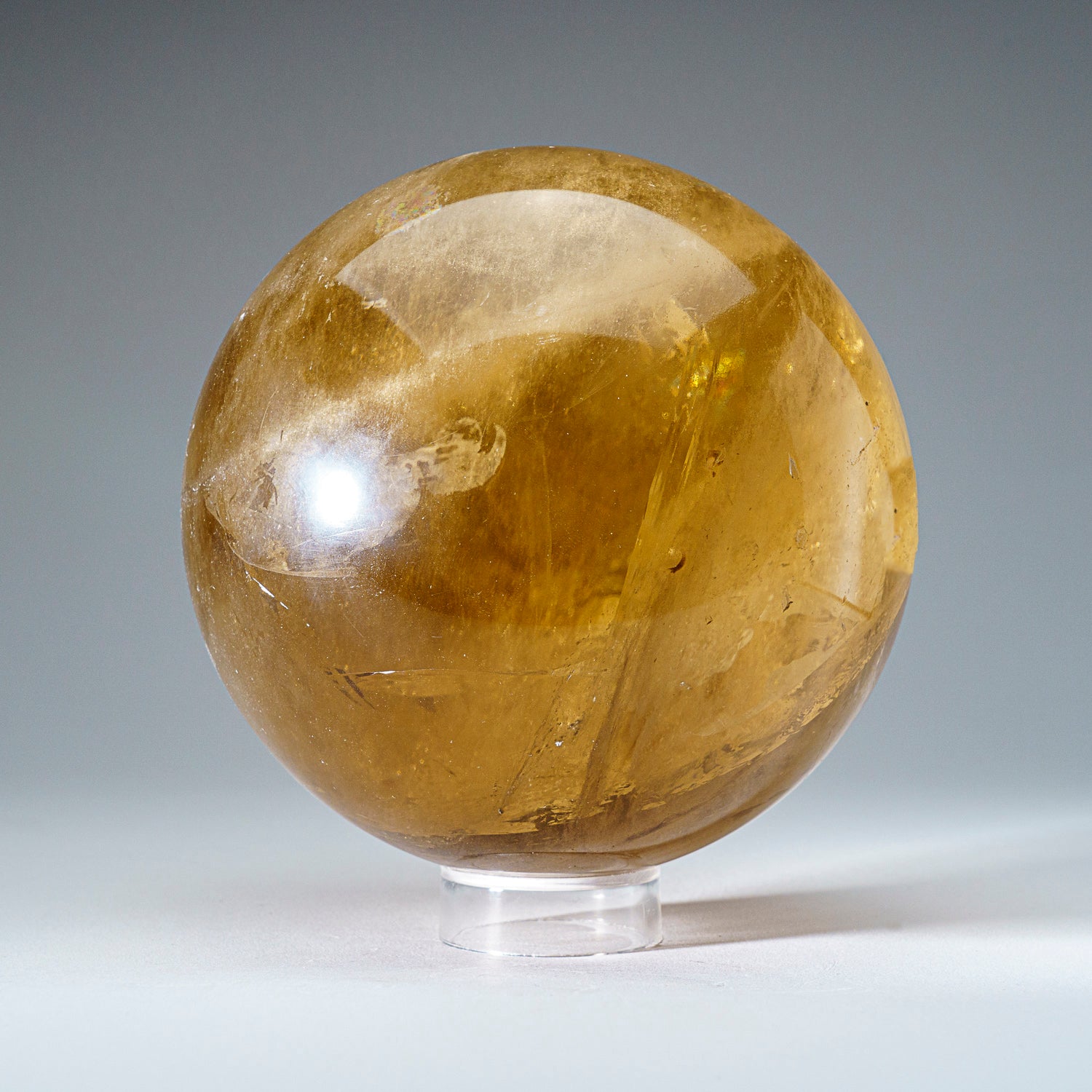 Genuine Polished Smoky Quartz Sphere (5", 9.5 lbs)