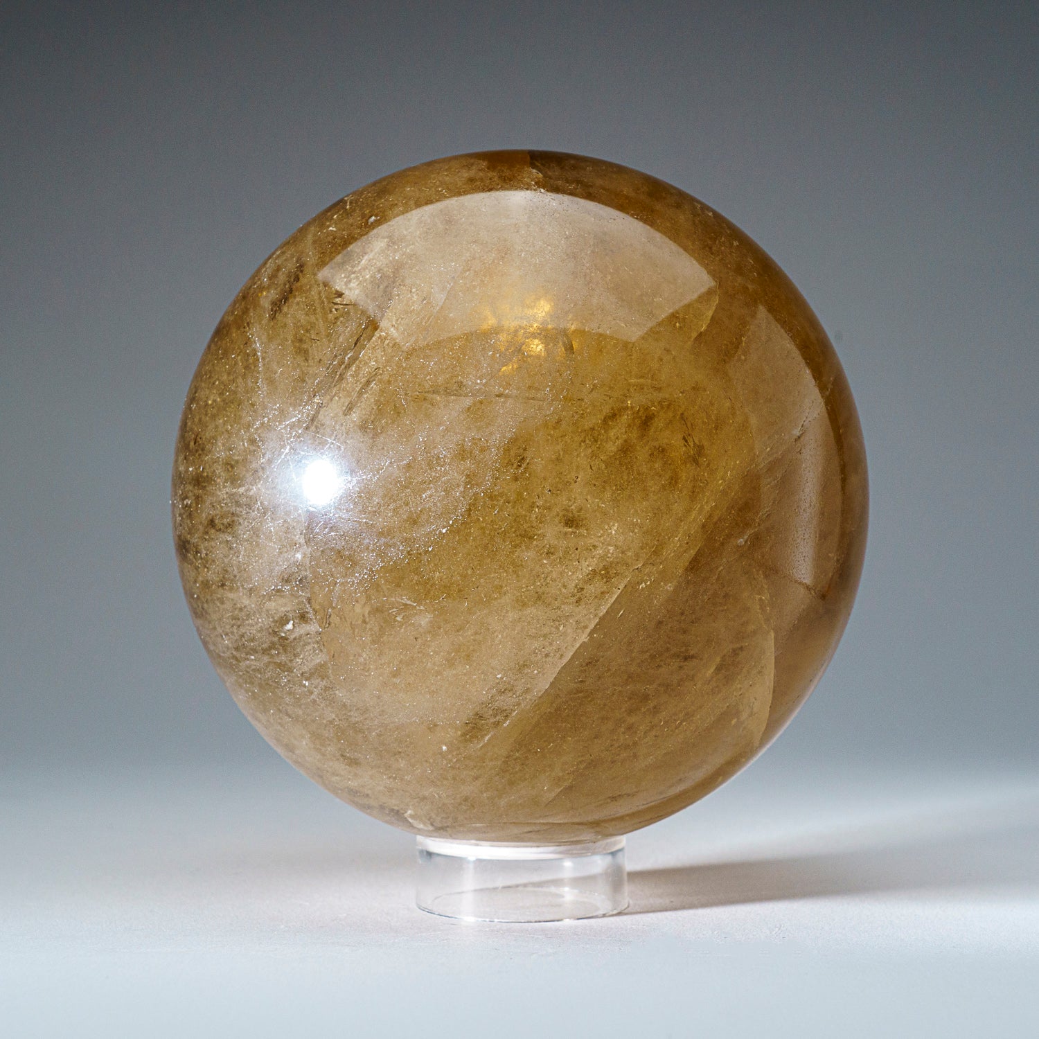 Genuine Polished Smoky Quartz Sphere (5", 9.5 lbs)