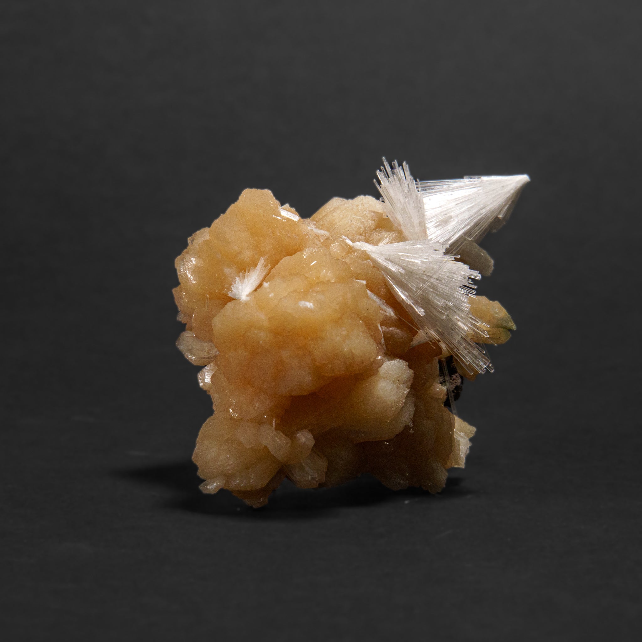 Scolecite with Stilbite From Nasik District, Maharashtra, India