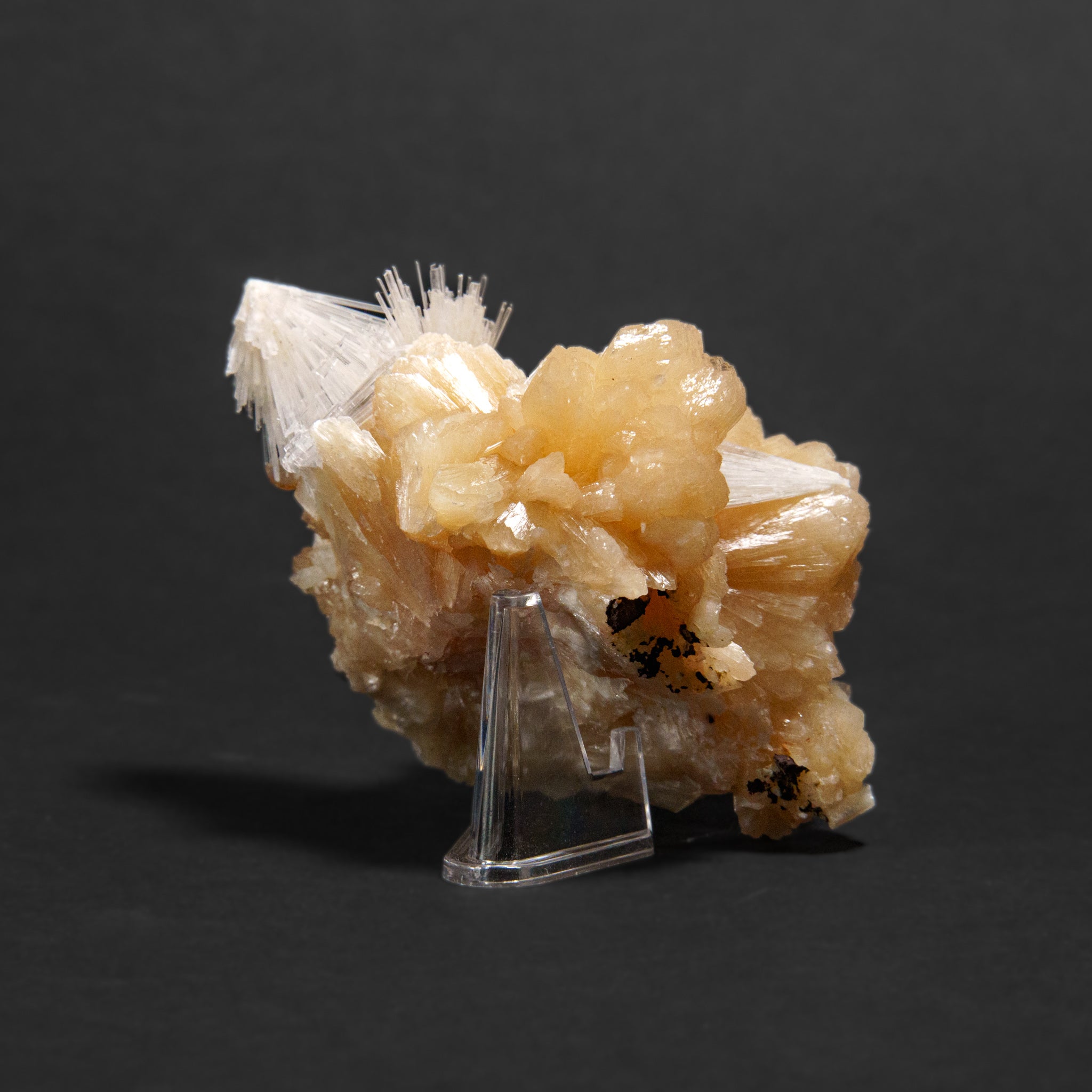 Scolecite with Stilbite From Nasik District, Maharashtra, India