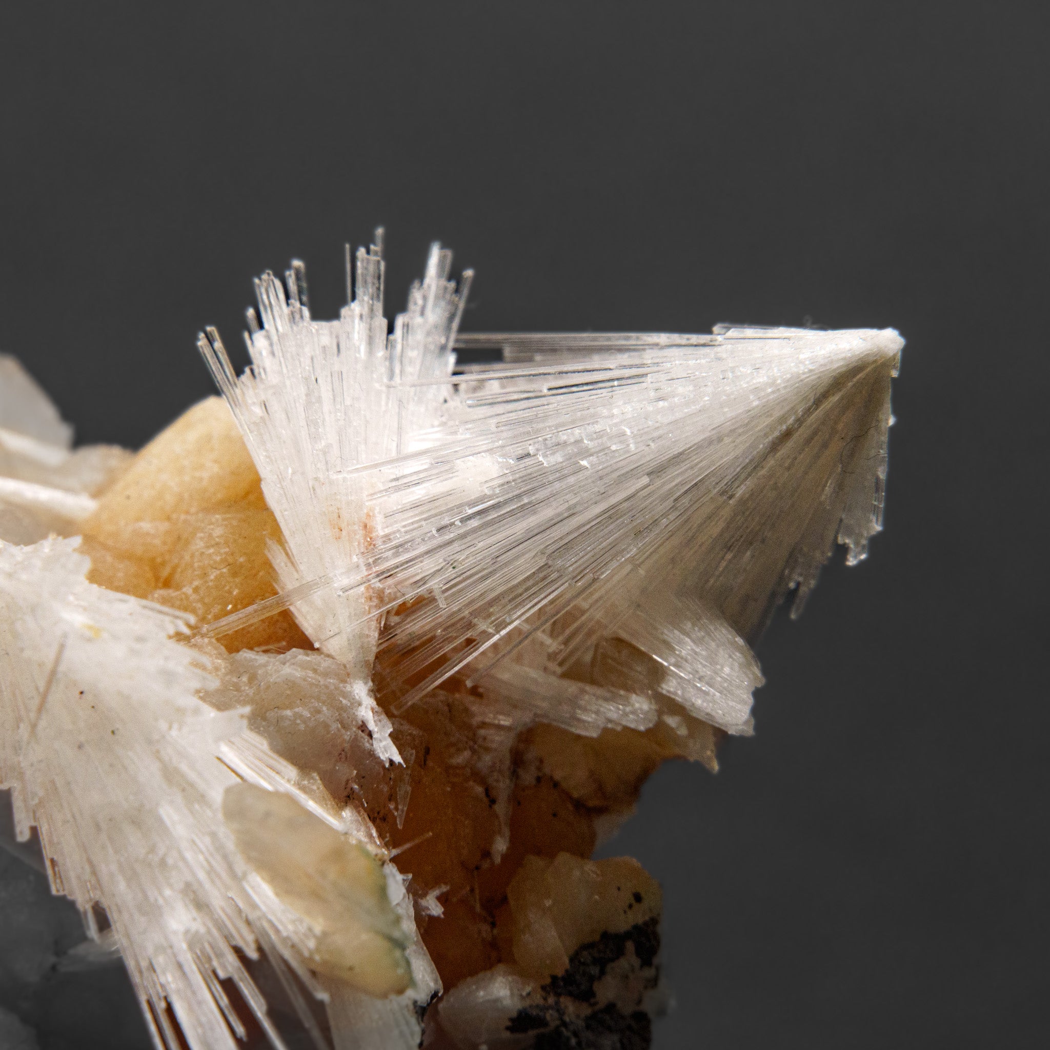 Scolecite with Stilbite From Nasik District, Maharashtra, India