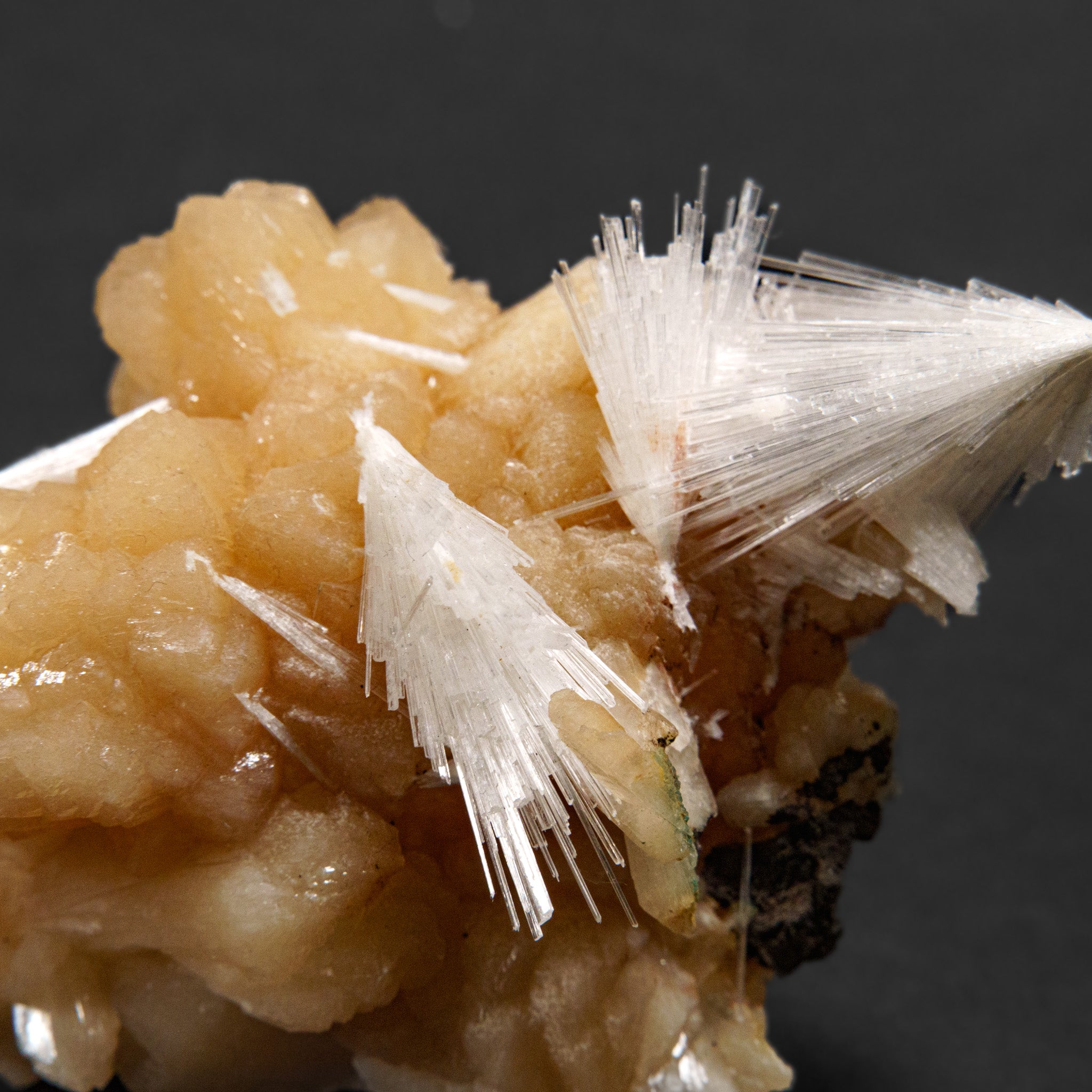 Scolecite with Stilbite From Nasik District, Maharashtra, India