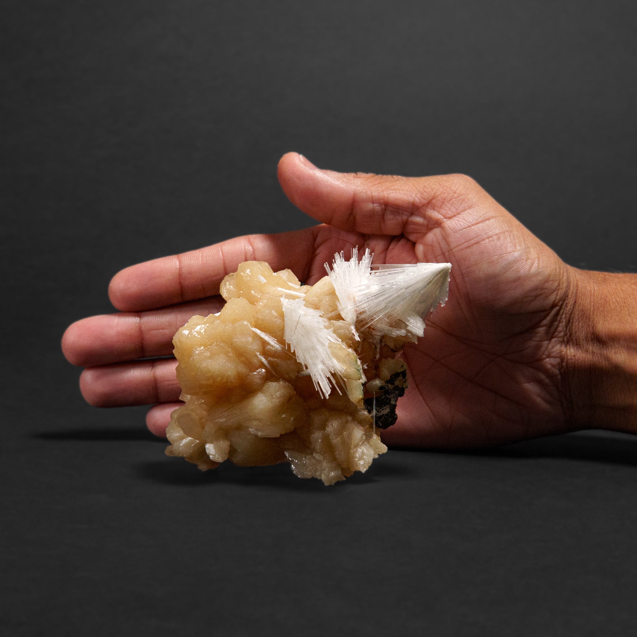 Scolecite with Stilbite From Nasik District, Maharashtra, India