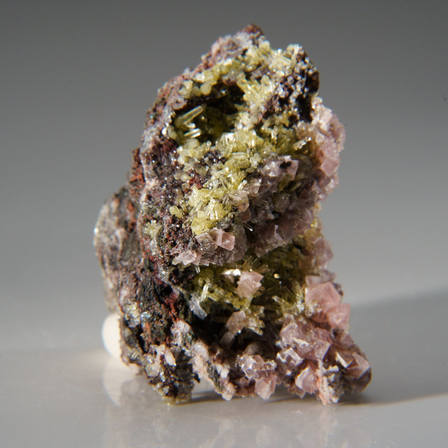 Smithsonite with Mimetite  from Tsumeb Mine, Otavi-Bergland District, Oshikoto, Namibia