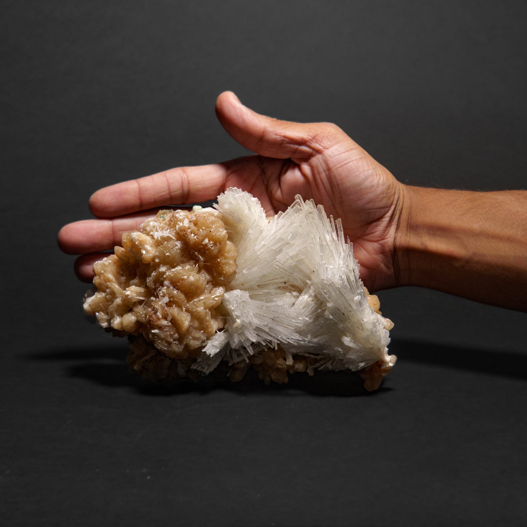 Scolecite with Stilbite From Nasik District, Maharashtra, India (1.35 lbs)