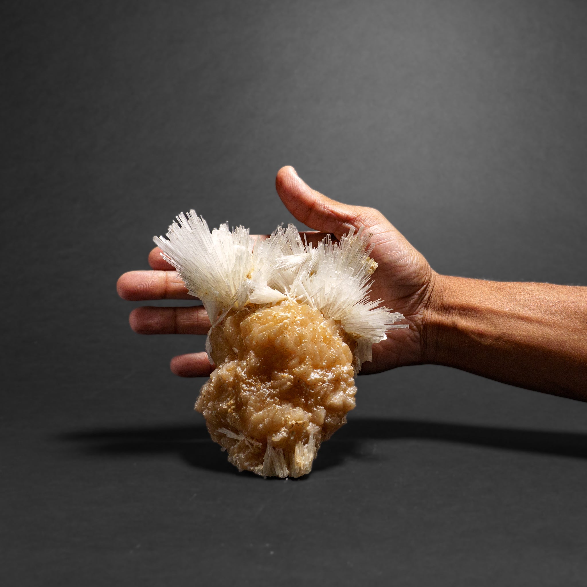 Scolecite with Stilbite From Nasik District, Maharashtra, India (1.15 lbs)