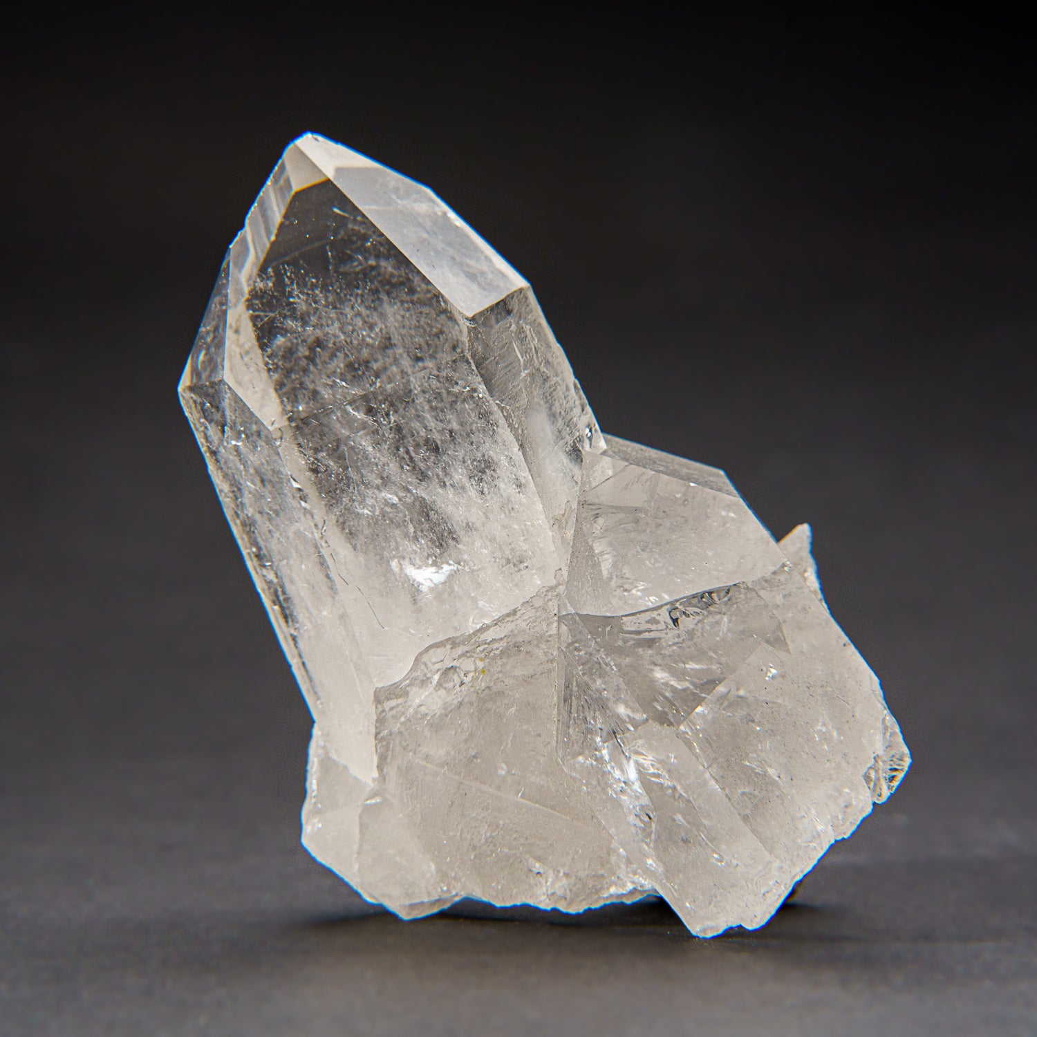 Genuine Clear Quartz Crystal Cluster Point from Brazil (187.3 grams)