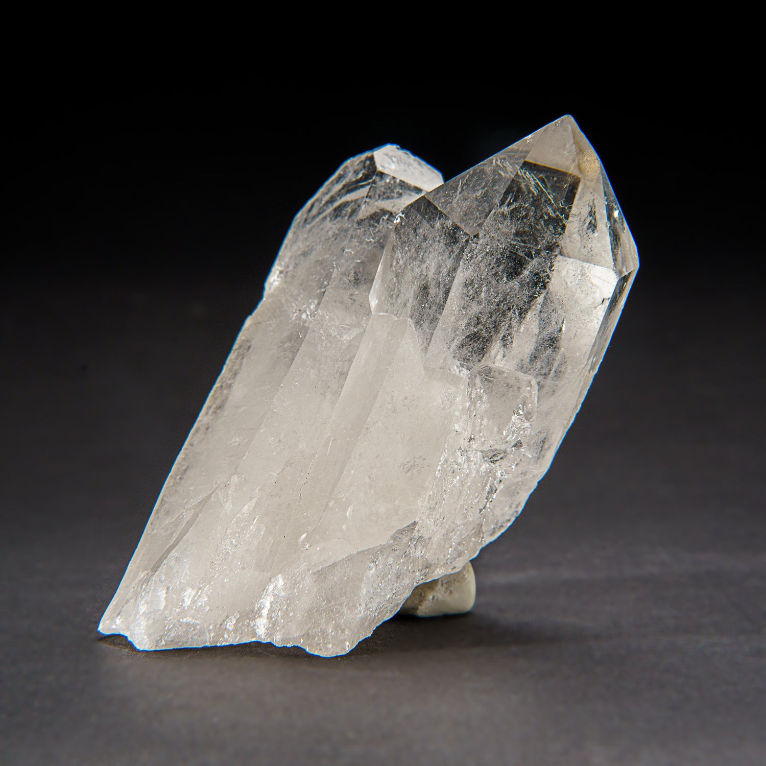 Genuine Clear Quartz Crystal Cluster Point from Brazil (320 grams)