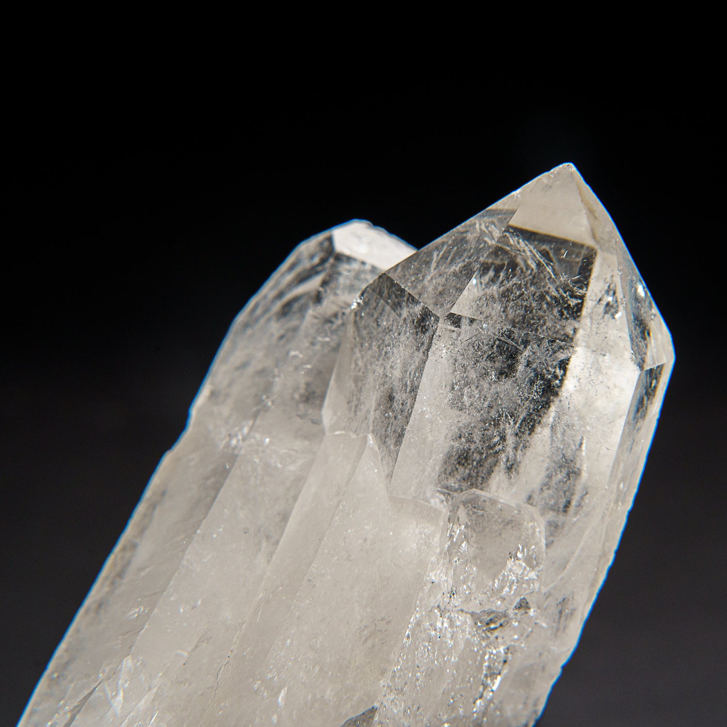 Genuine Clear Quartz Crystal Cluster Point from Brazil (320 grams)