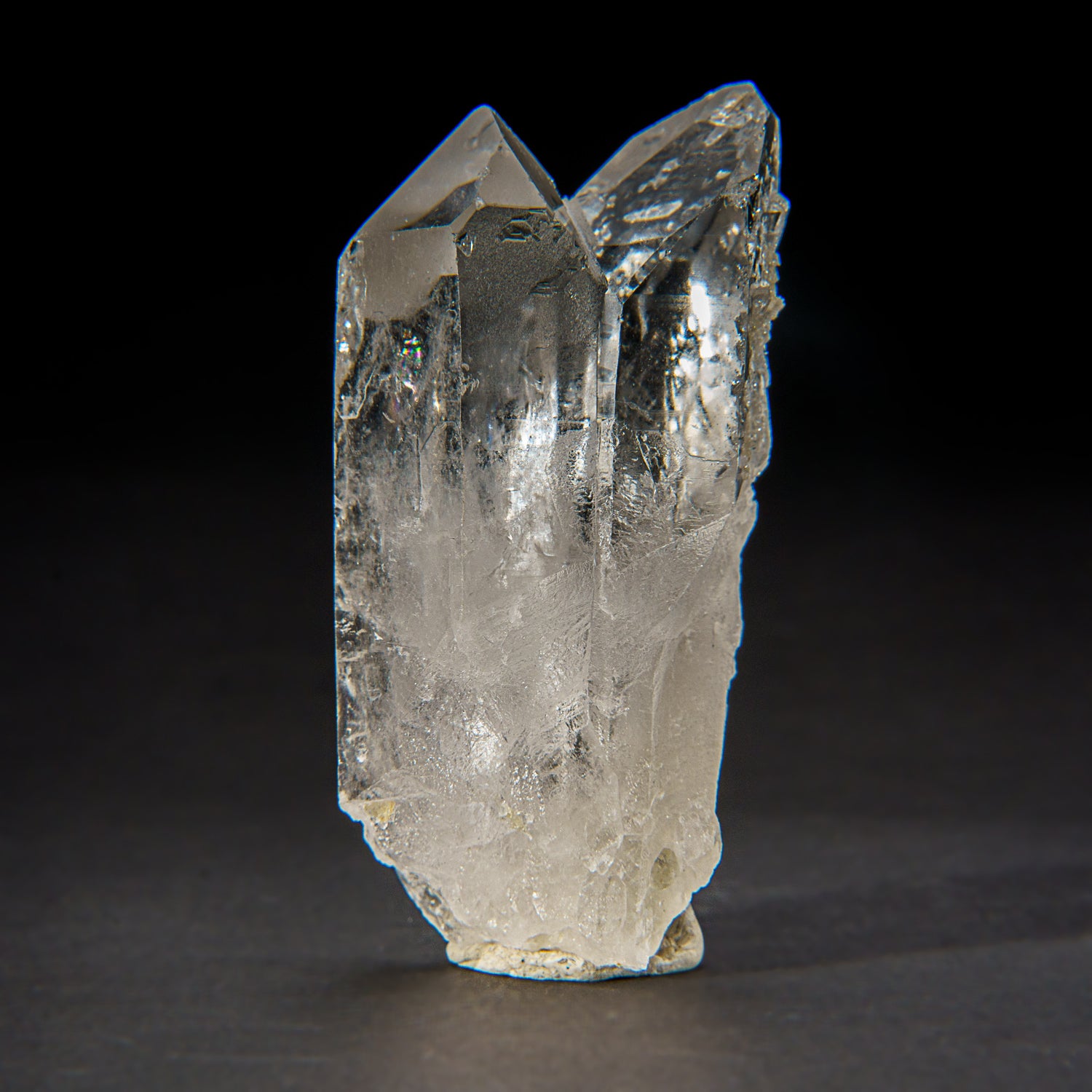 Genuine Clear Quartz Crystal Cluster Point from Brazil (241.6 grams)