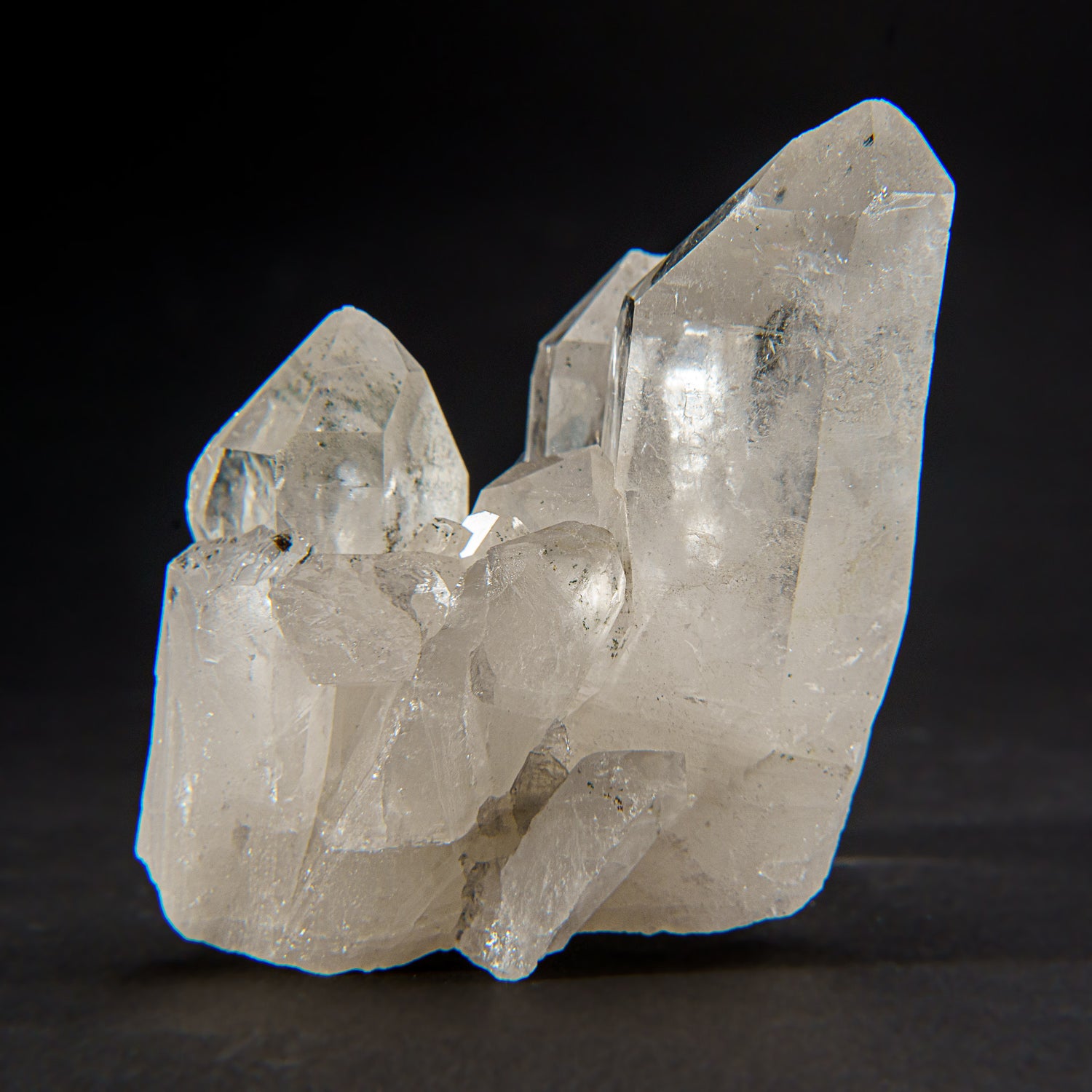 Genuine Clear Quartz Crystal Cluster Point from Brazil (350 grams)