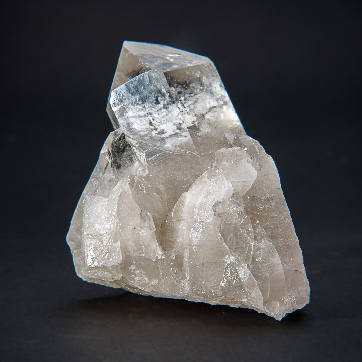 Genuine Clear Quartz Crystal Cluster Point from Brazil (1.5 lbs)