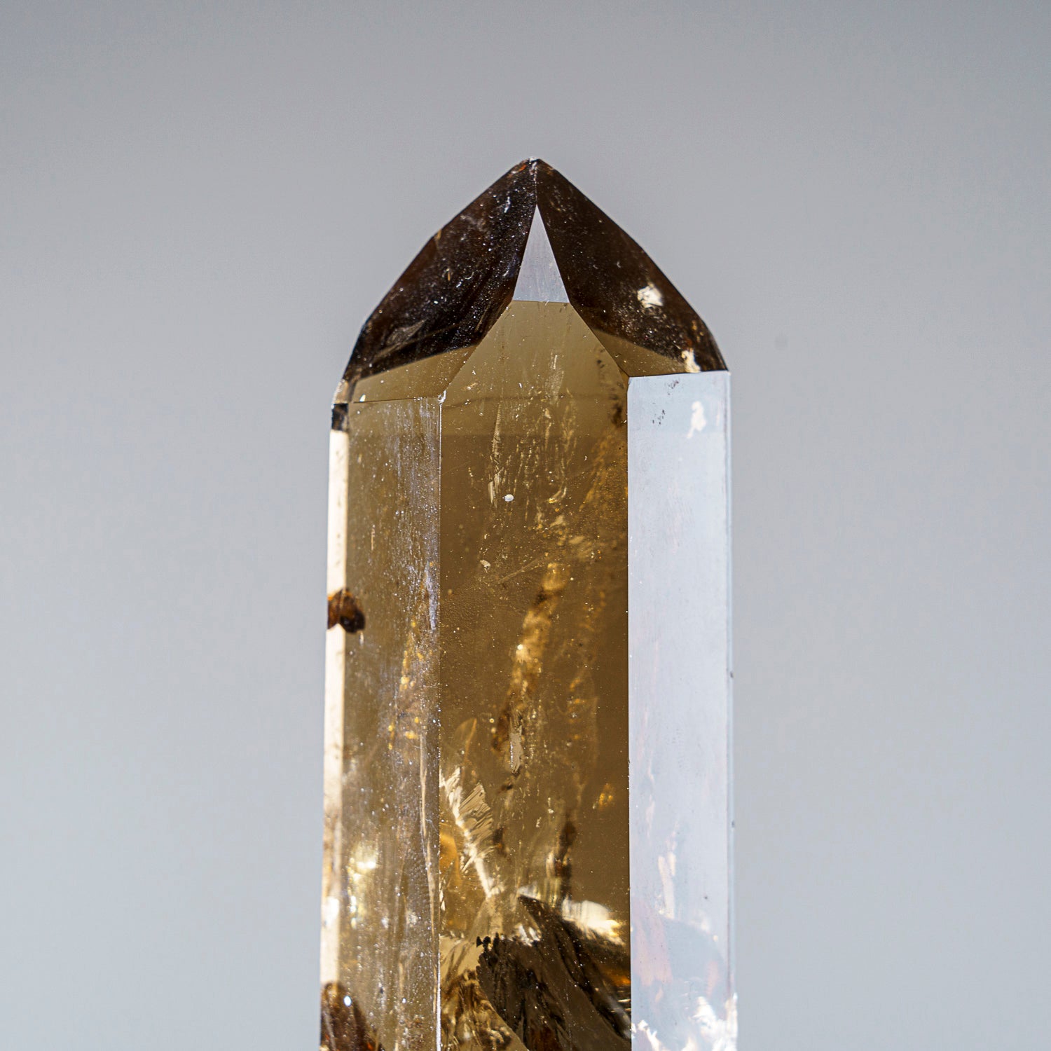 Genuine Large Smoky Quartz Crystal Point From Brazil (1.65 lbs)