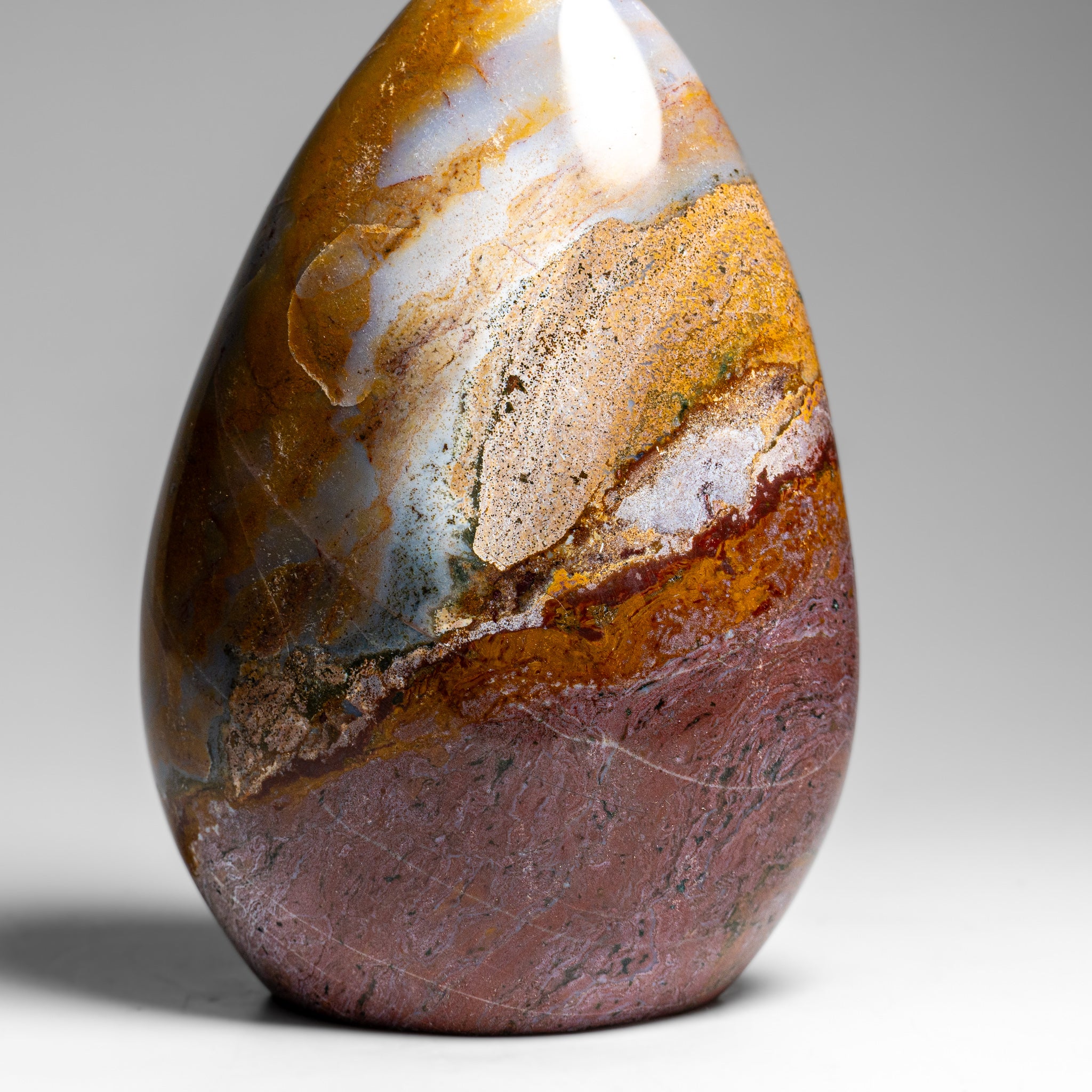 Polished Ocean Jasper Freeform from Madagascar (3.5 lbs)