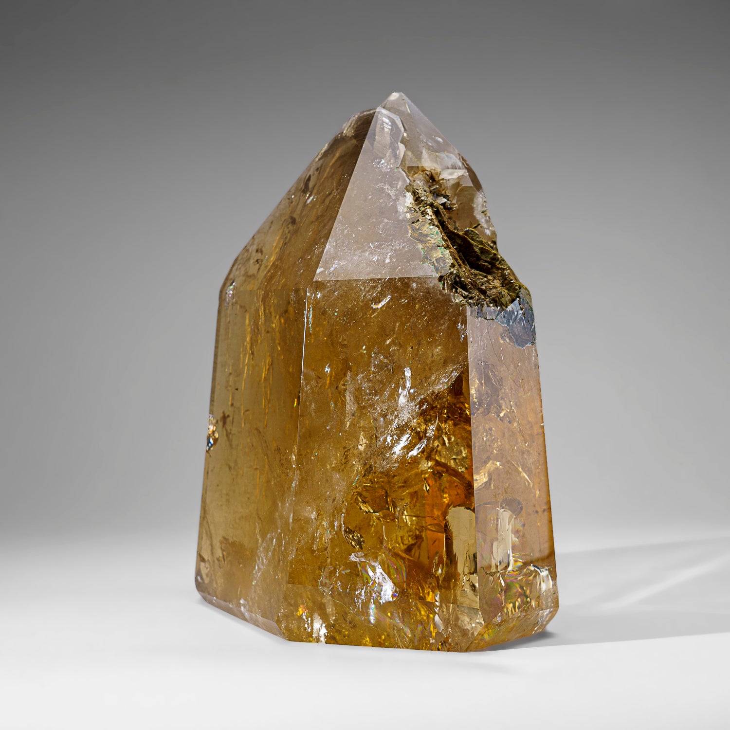 Genuine polished Citrine Crystal Point from Brazil (27 lbs)