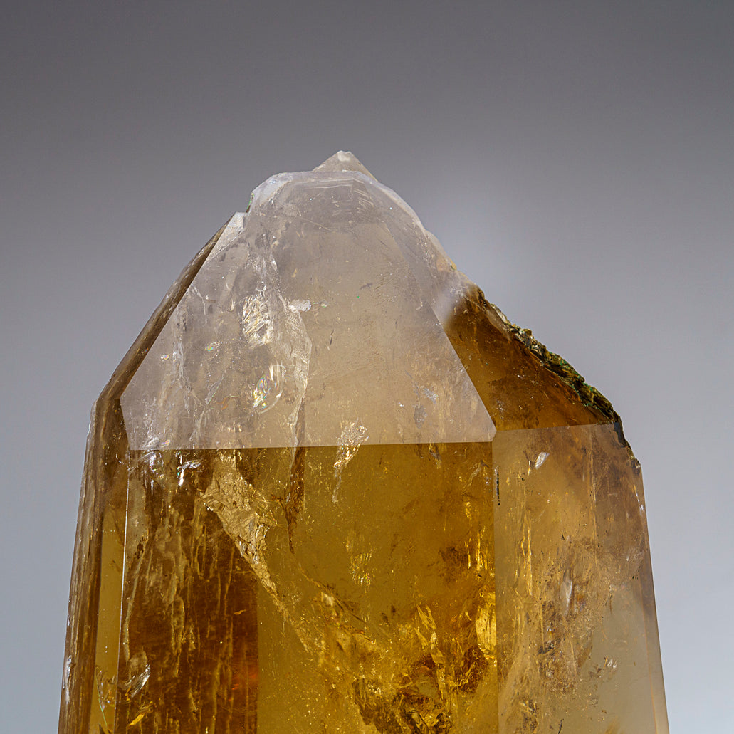 221g NATURAL Citrine Crystals Untreated Citrine Crystal Congo Citrine Tower Genuine Citrine Point Polished Yellow Citrine Sparkling hotsell Crystal