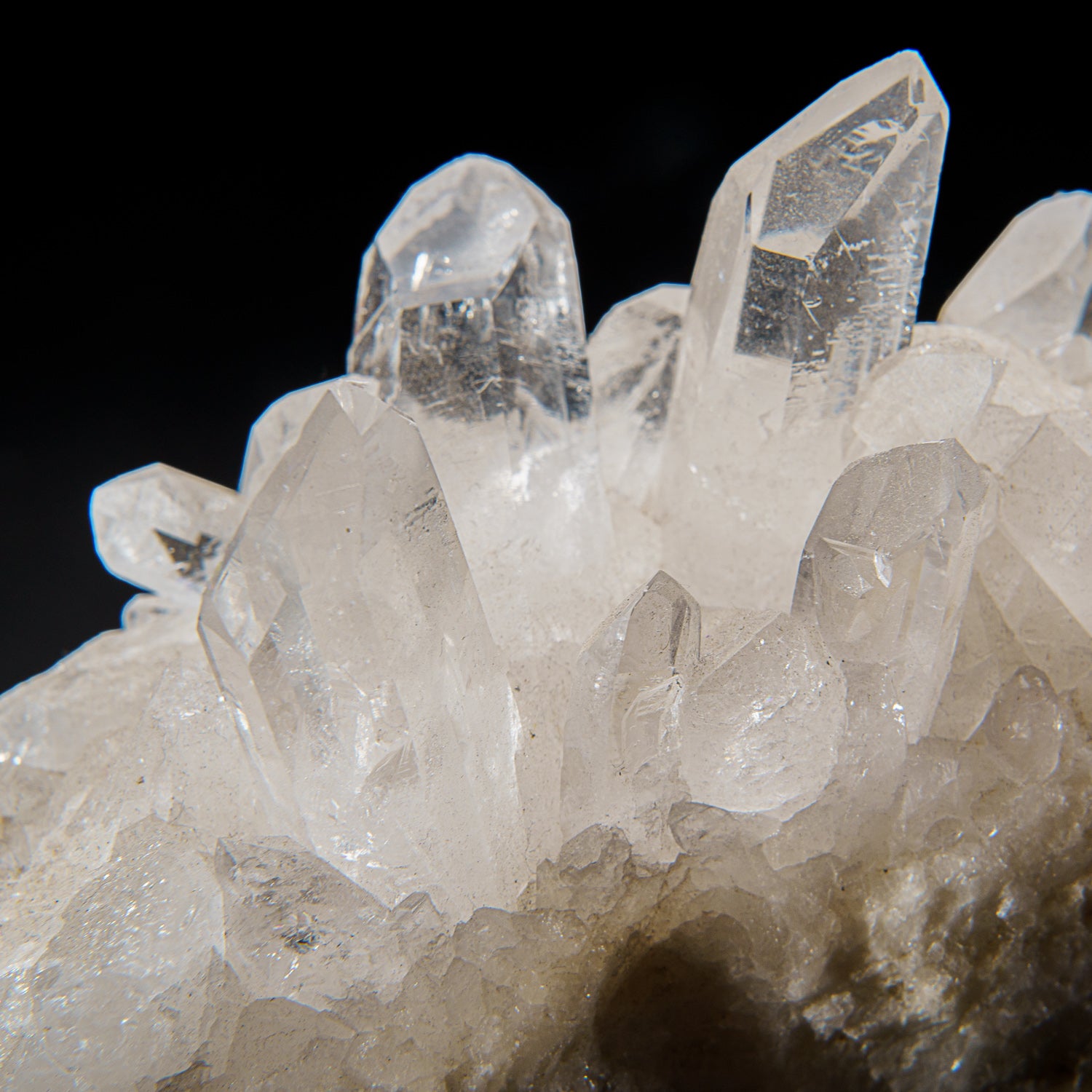 Genuine Clear Quartz Crystal Cluster Point from Brazil (3 lbs)
