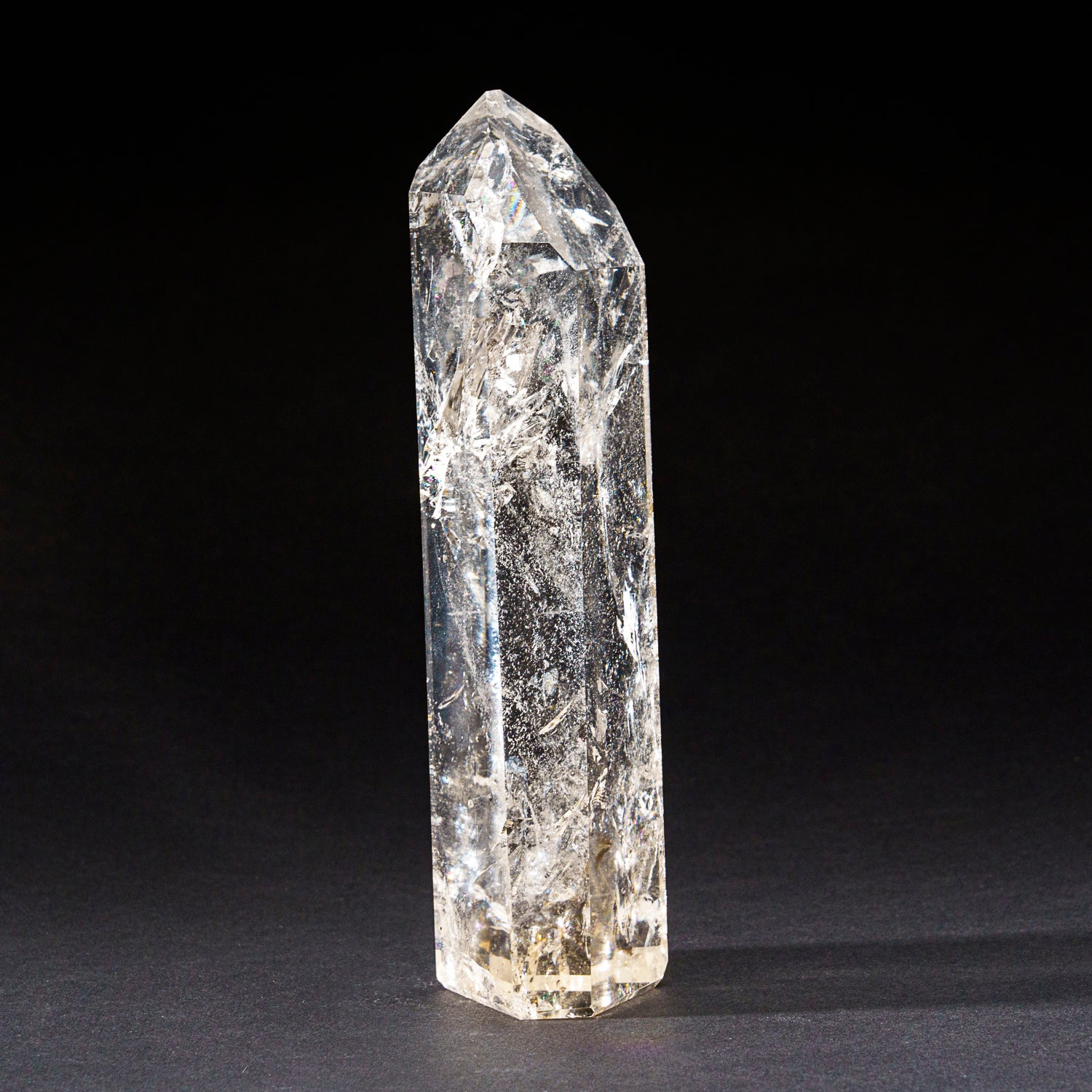 Genuine Polished Clear Quartz Point From Brazil (1.6 lbs)