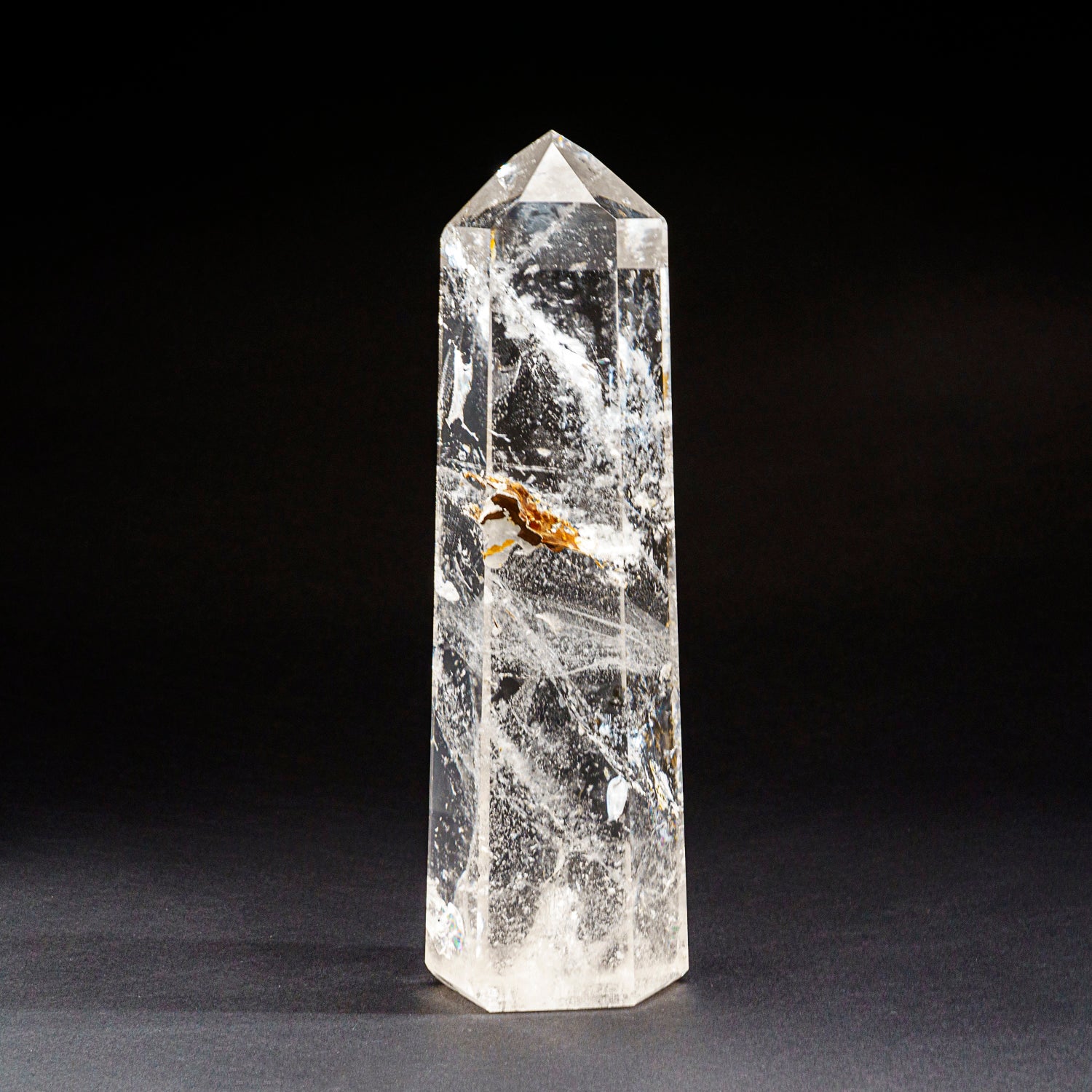 Genuine Polished Clear Quartz Point From Brazil (5.1 lbs)