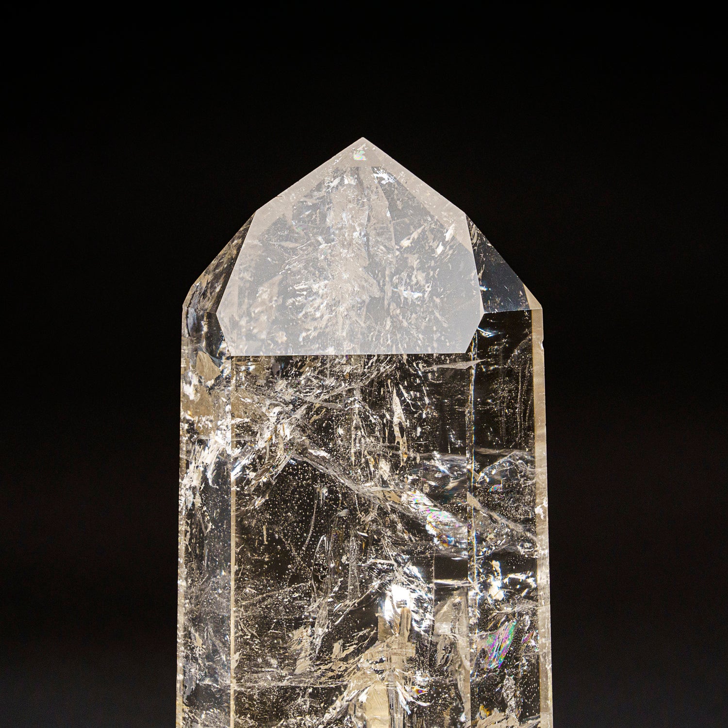 Genuine Polished Clear Quartz Point From Brazil (6.9 lbs)