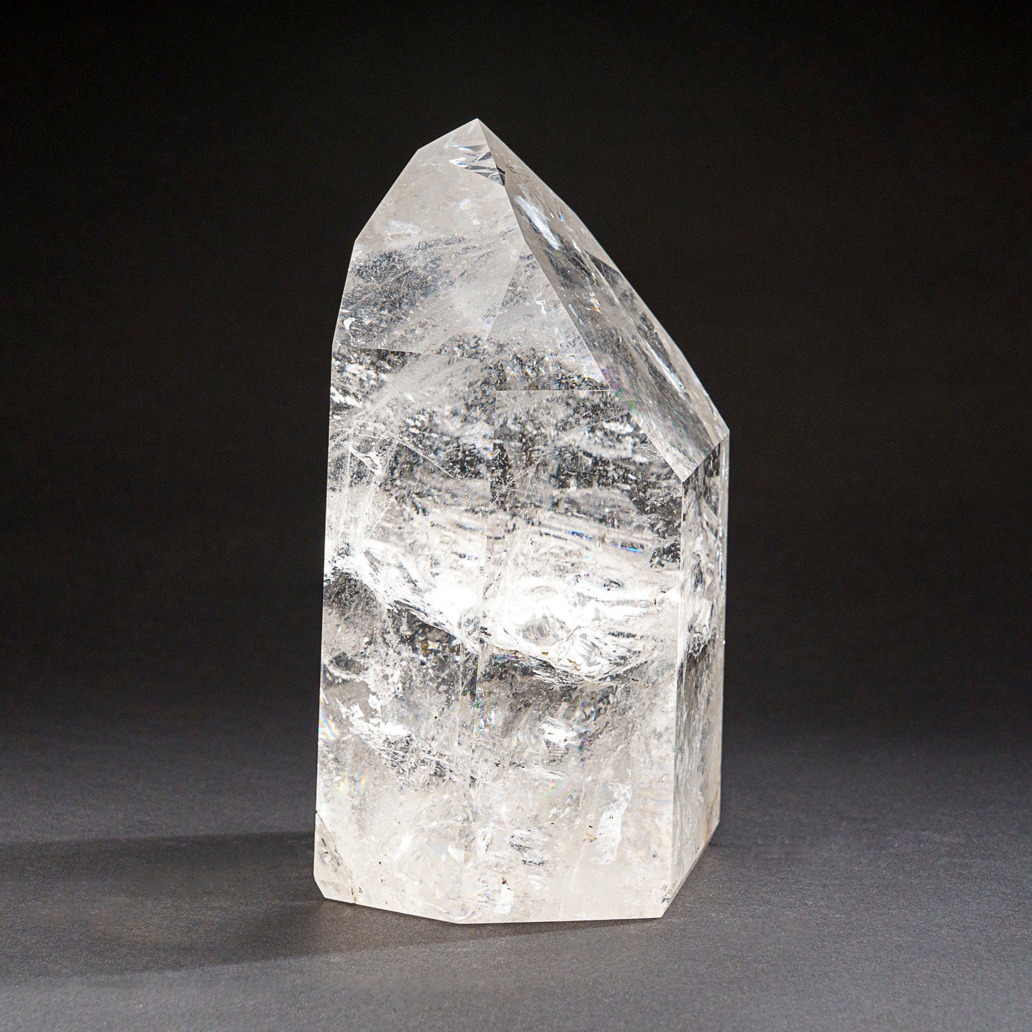 Genuine Polished Clear Quartz Point From Brazil (10 lbs)